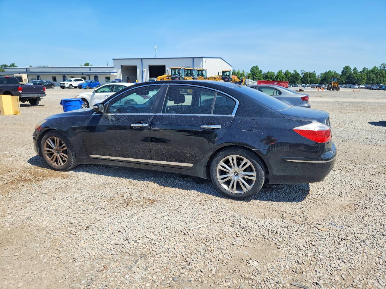 2011 Hyundai Genesis 4.6l Black vin: KMHGC4DF2BU115959