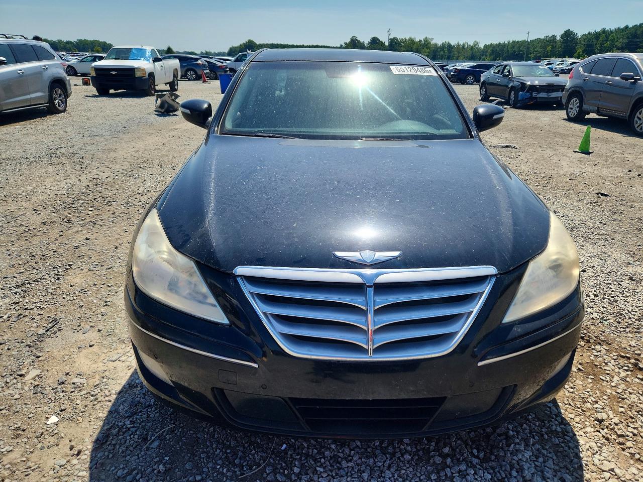 2011 Hyundai Genesis 4.6l Black vin: KMHGC4DF2BU115959