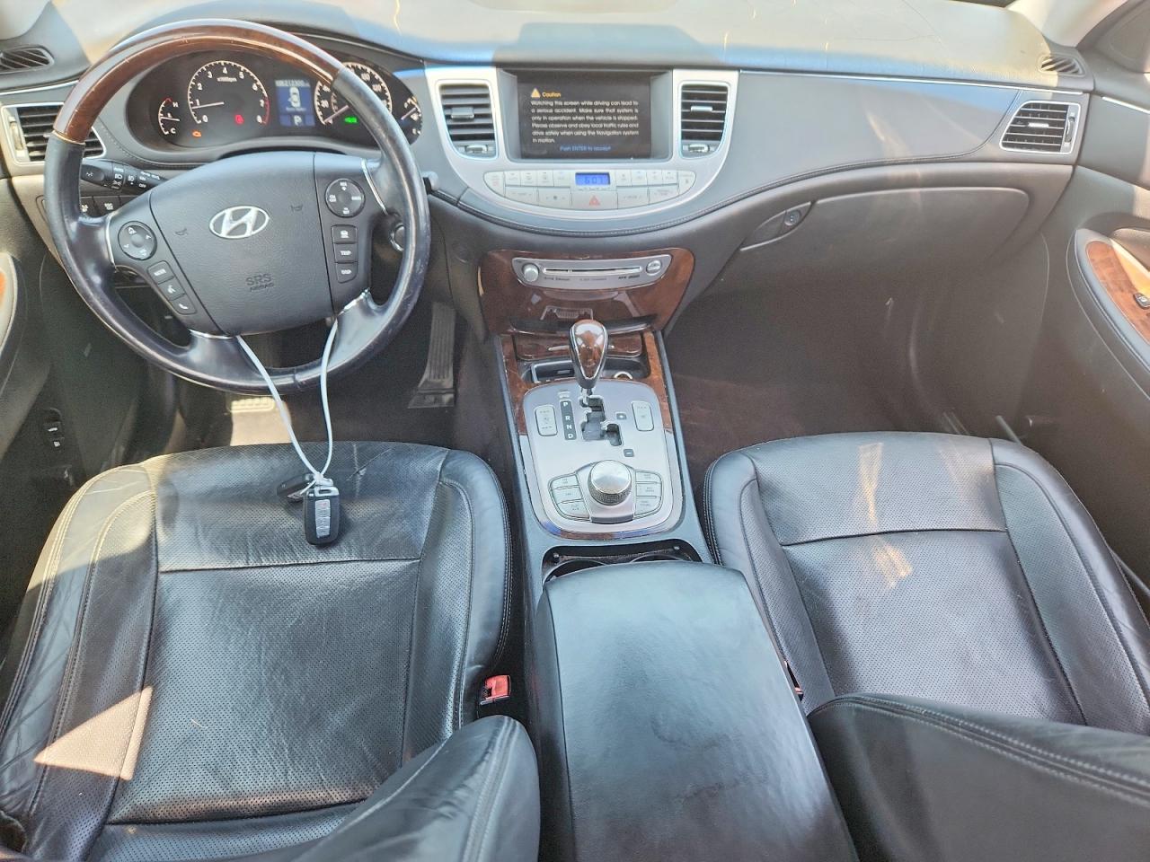 2011 Hyundai Genesis 4.6l Black vin: KMHGC4DF2BU115959