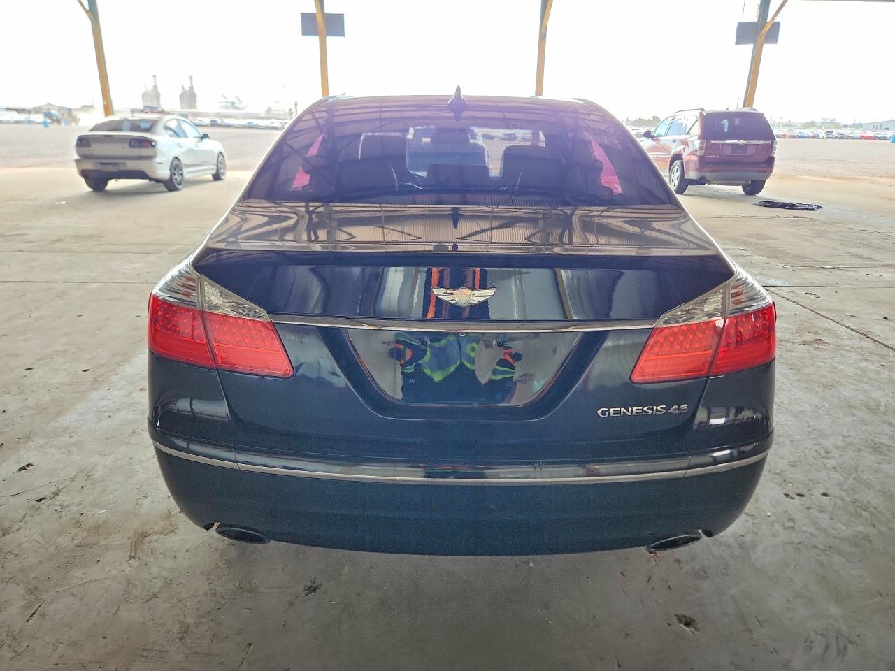 2011 Hyundai Genesis 4.6l Black vin: KMHGC4DF2BU121423