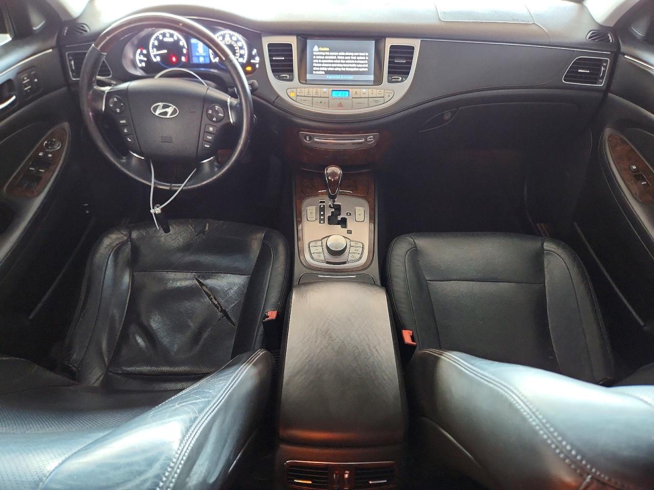 2011 Hyundai Genesis 4.6l Black vin: KMHGC4DF2BU121423