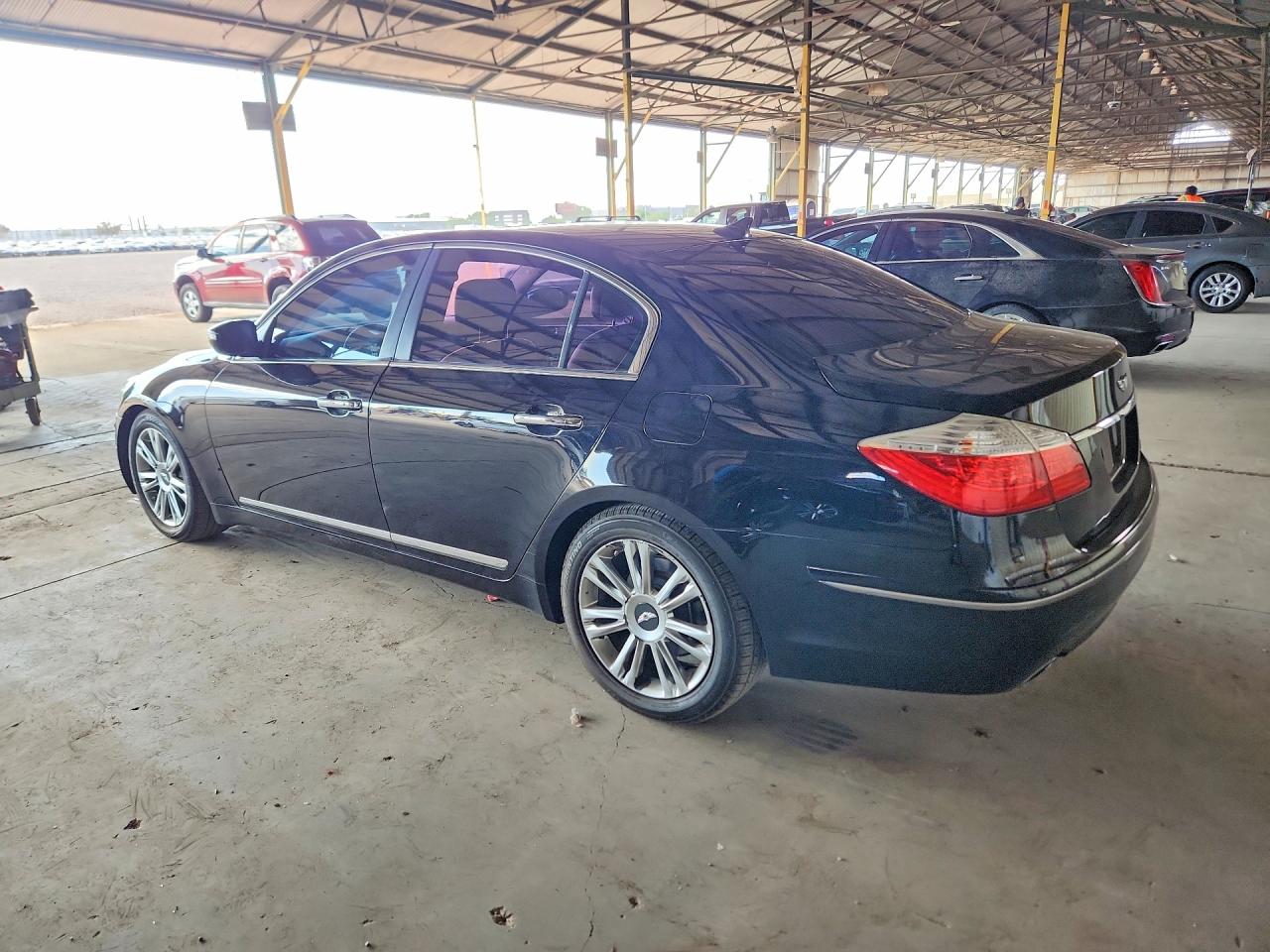 2011 Hyundai Genesis 4.6l Black vin: KMHGC4DF2BU121423
