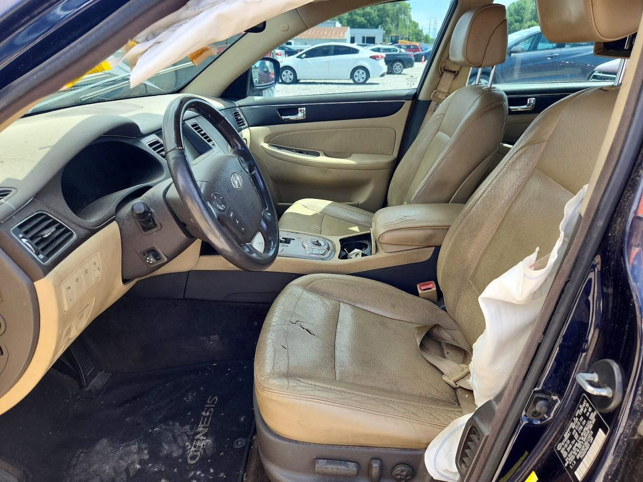 2011 Hyundai Genesis 4.6l Blue vin: KMHGC4DF2BU124516