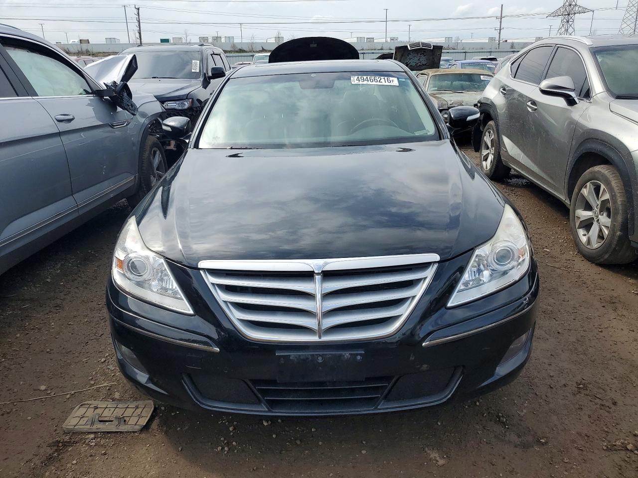 2011 Hyundai Genesis 4.6l Black vin: KMHGC4DF2BU133720