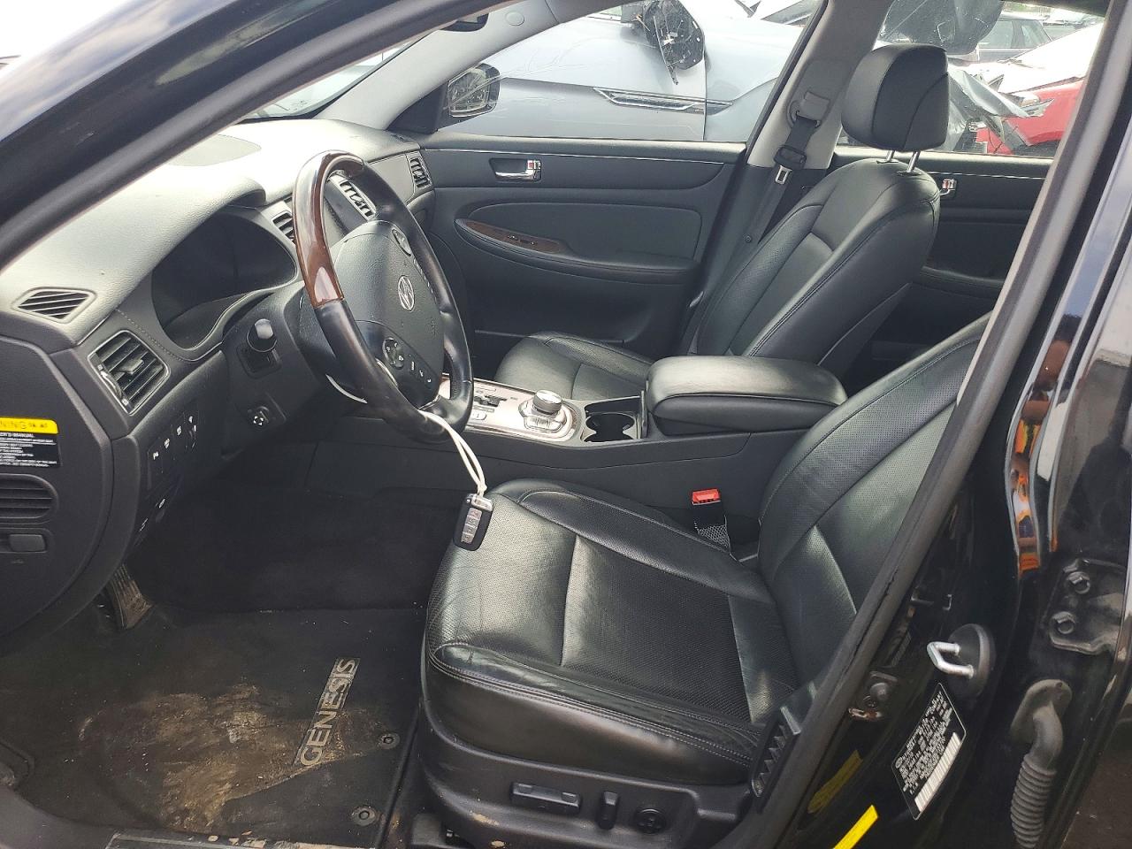 2011 Hyundai Genesis 4.6l Black vin: KMHGC4DF2BU133720
