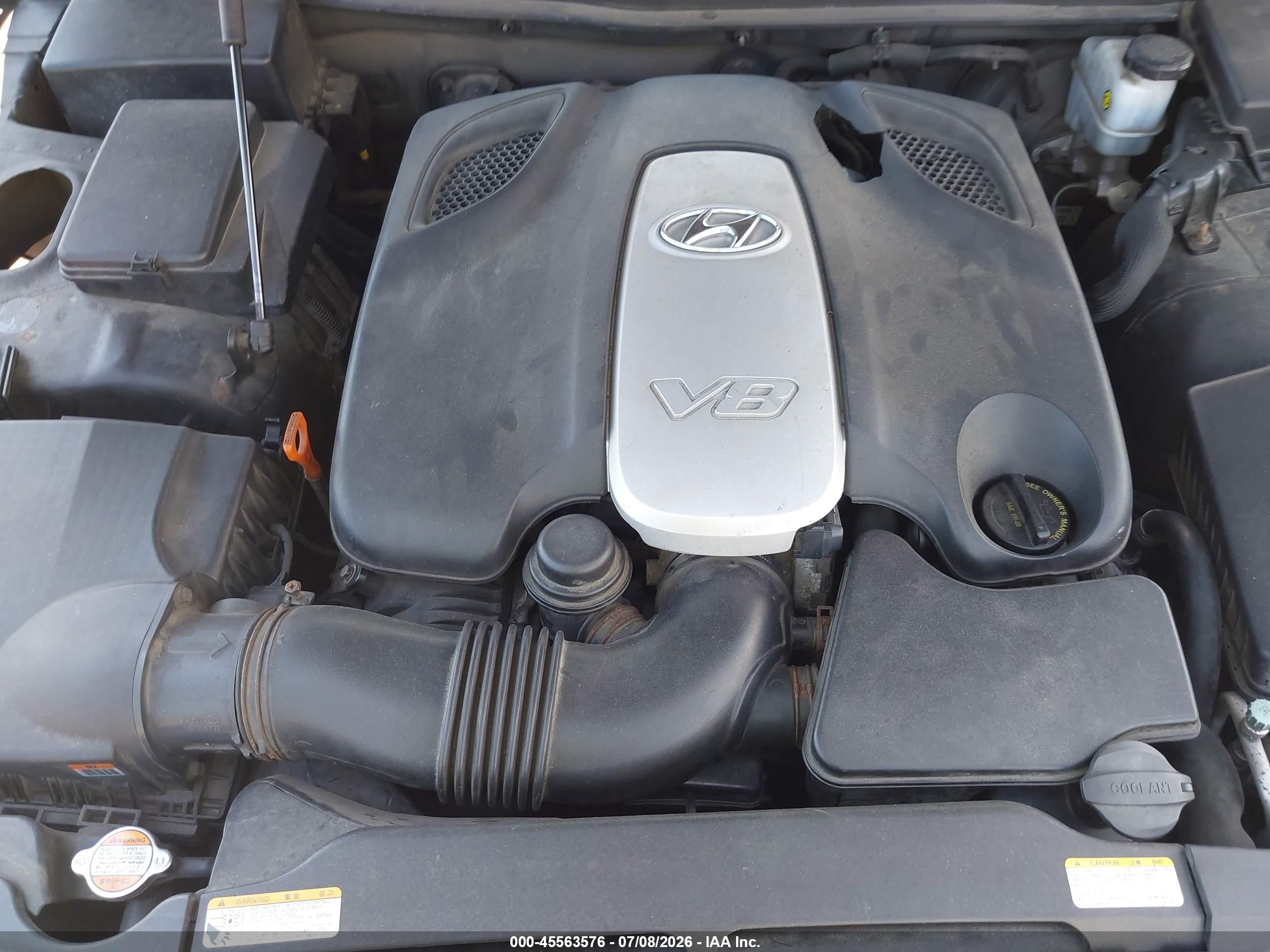 2010 Hyundai Genesis 4.6 Black vin: KMHGC4DF3AU092478
