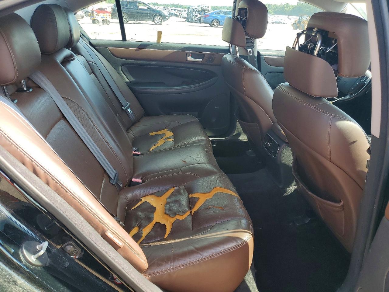 2012 Hyundai Genesis 4.6l Black vin: KMHGC4DF3CU173869