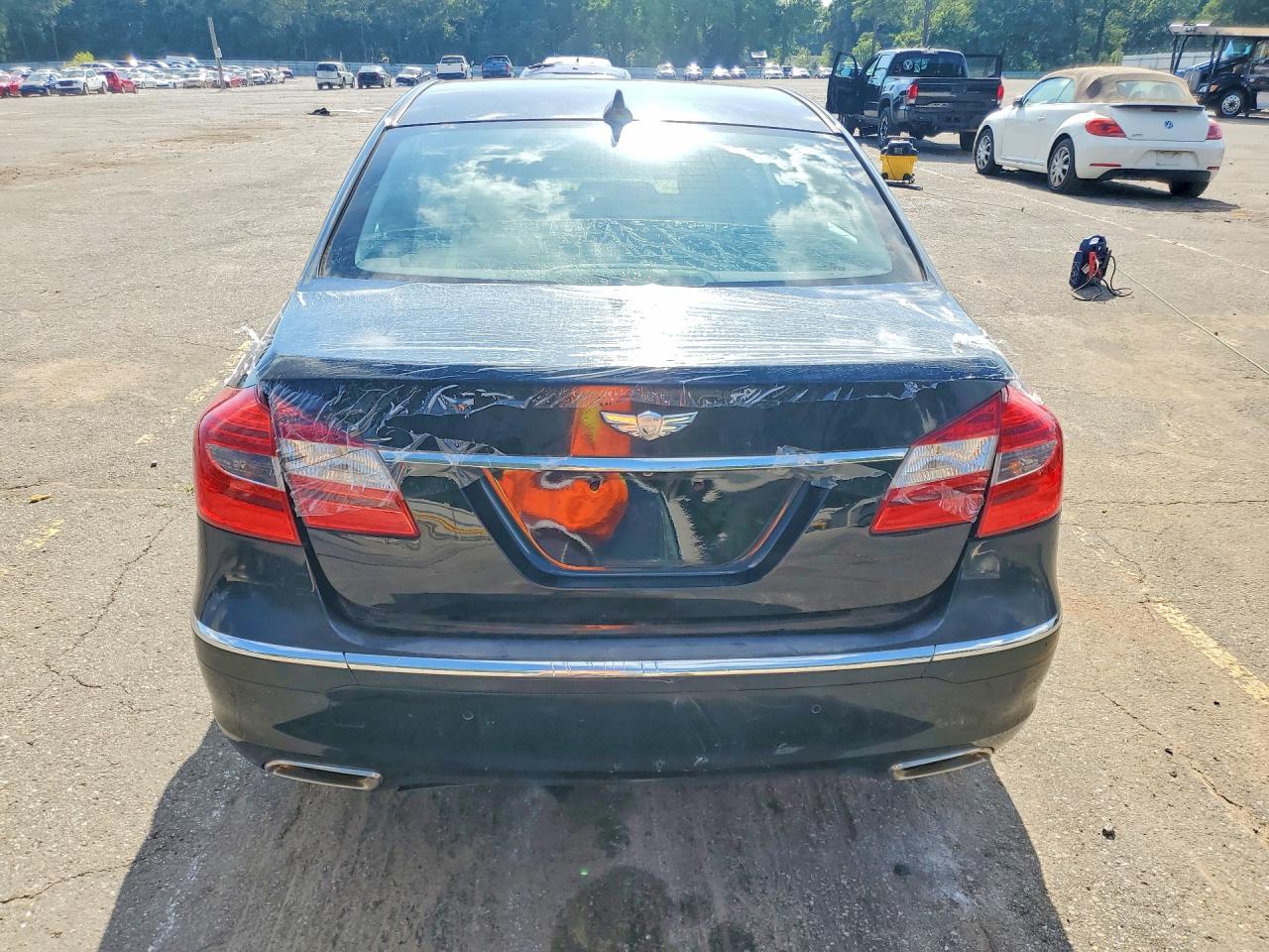 2012 Hyundai Genesis 4.6l Black vin: KMHGC4DF3CU173869