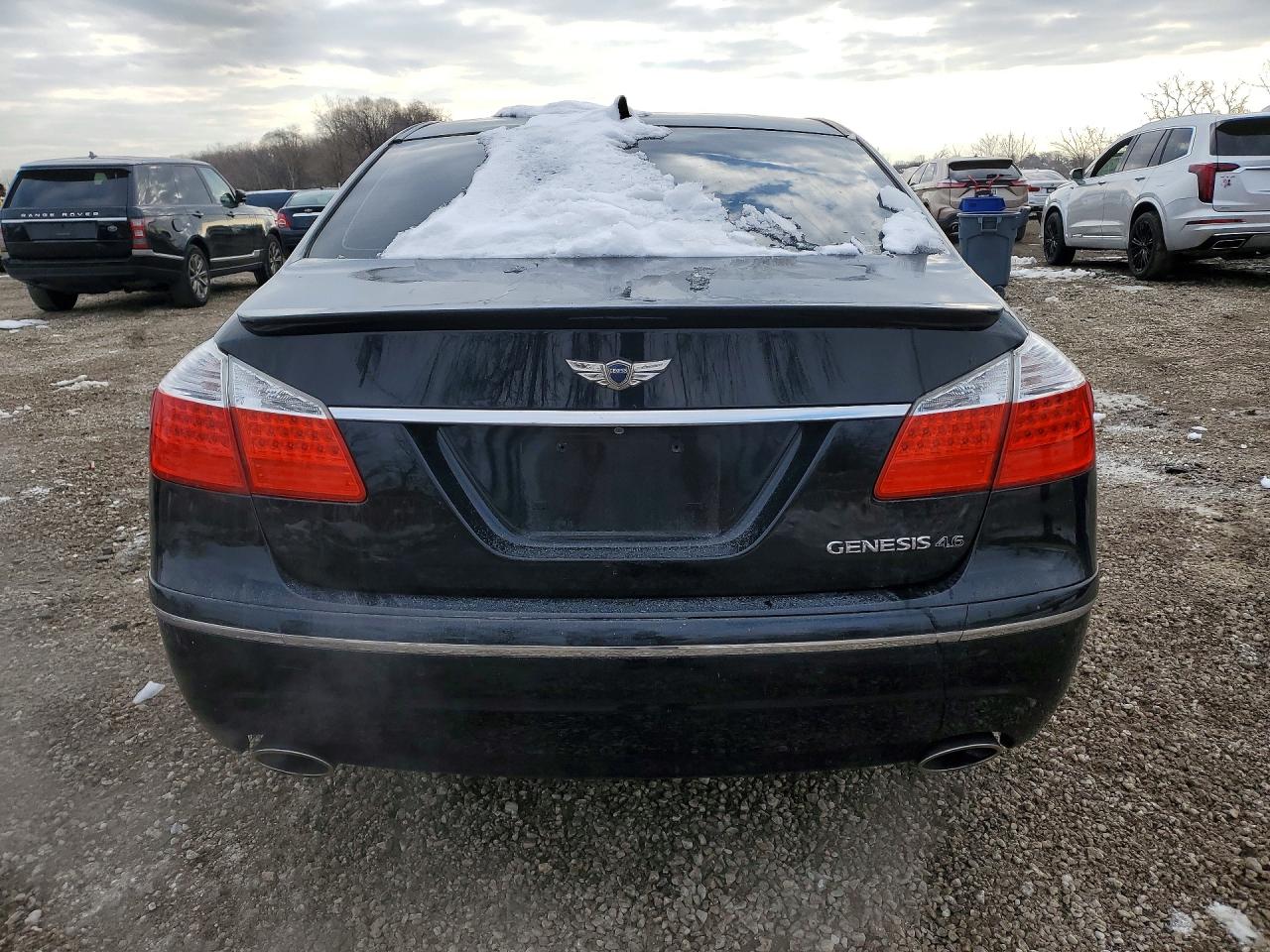 2011 Hyundai Genesis 4.6l Black vin: KMHGC4DF4BU118796