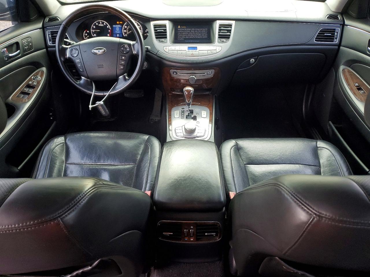 2011 Hyundai Genesis 4.6l Black vin: KMHGC4DF4BU118796