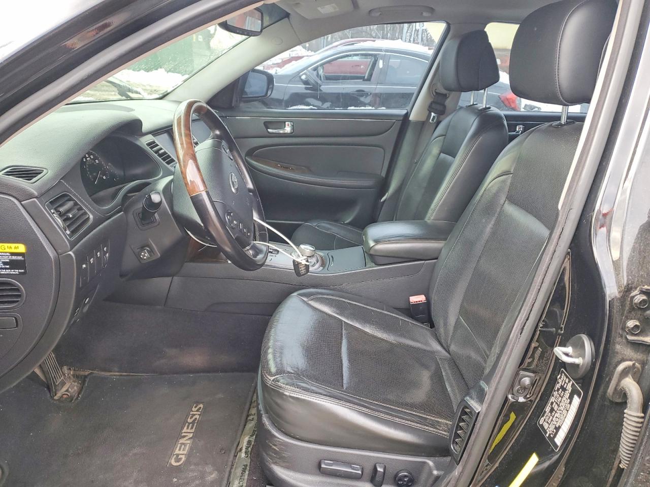 2011 Hyundai Genesis 4.6l Black vin: KMHGC4DF4BU118796