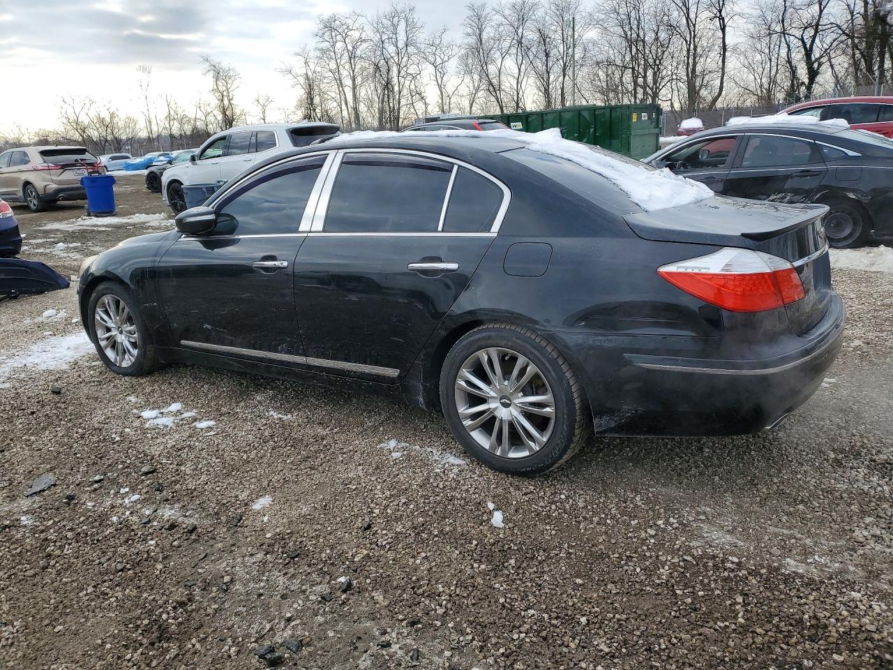 2011 Hyundai Genesis 4.6l Black vin: KMHGC4DF4BU118796