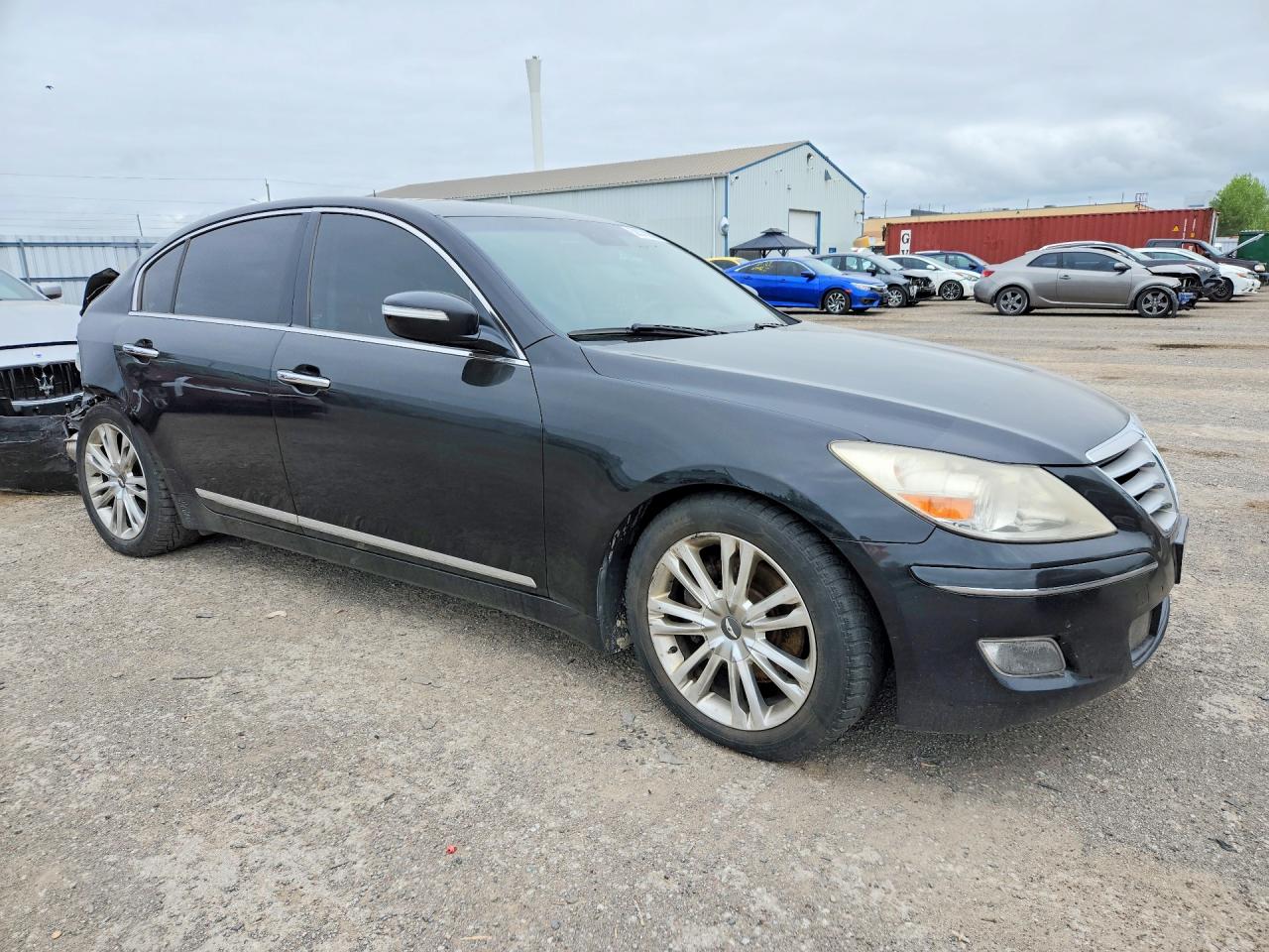 2010 Hyundai Genesis 4.6l Black vin: KMHGC4DF5AU072233