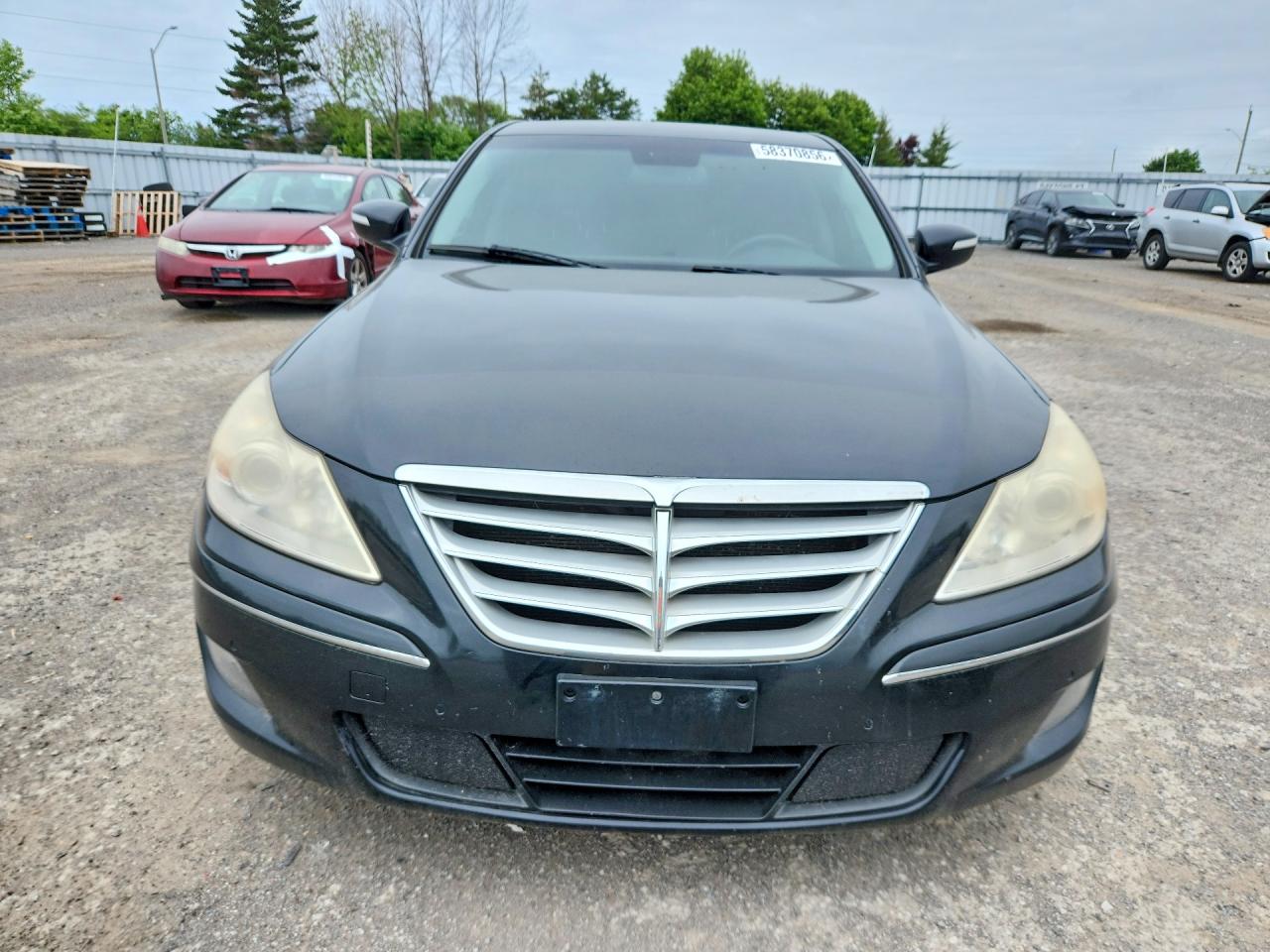 2010 Hyundai Genesis 4.6l Black vin: KMHGC4DF5AU072233