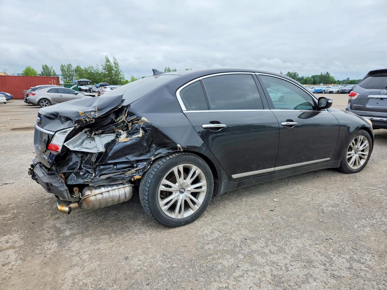 2010 Hyundai Genesis 4.6l Black vin: KMHGC4DF5AU072233