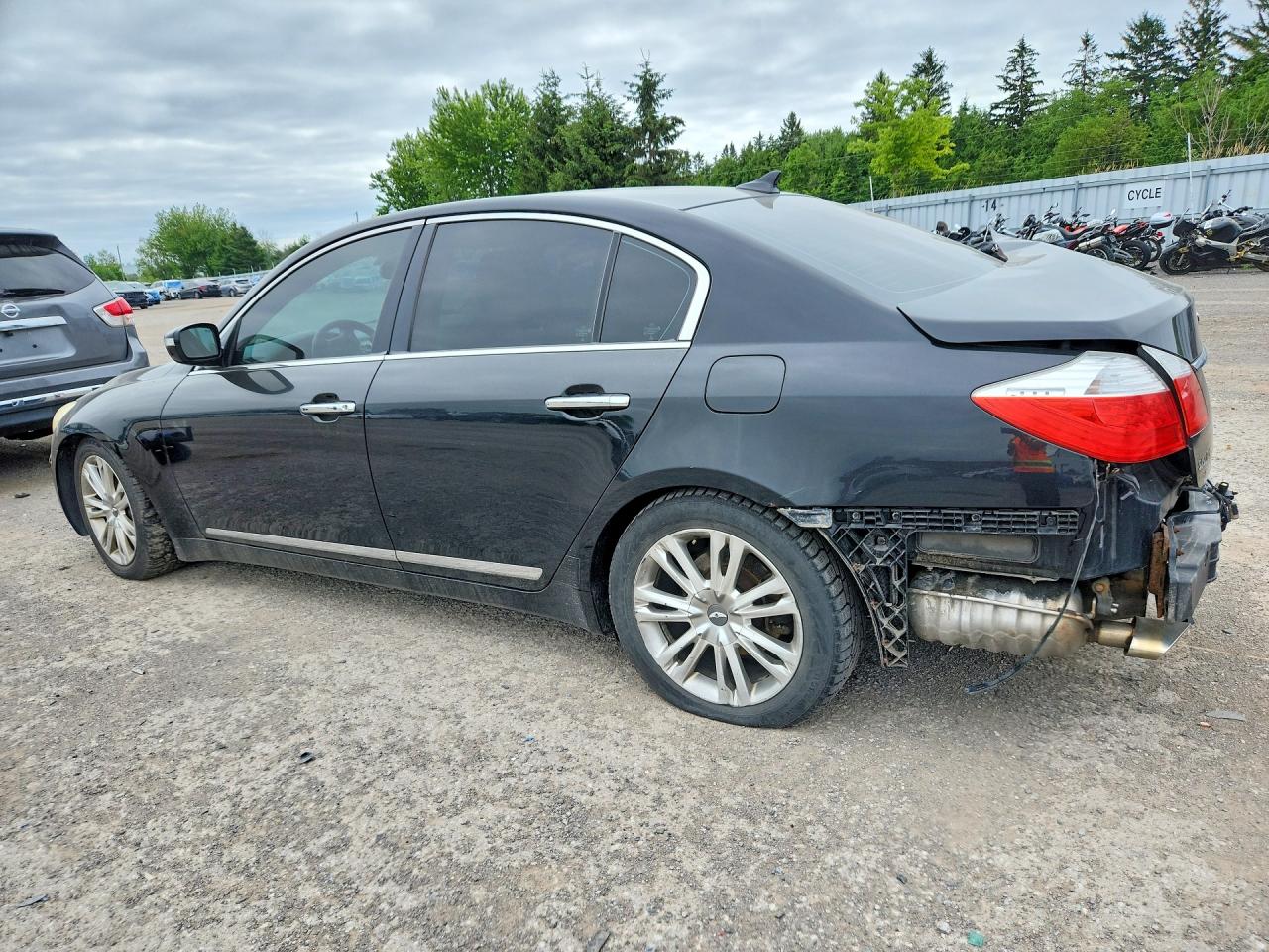 2010 Hyundai Genesis 4.6l Black vin: KMHGC4DF5AU072233