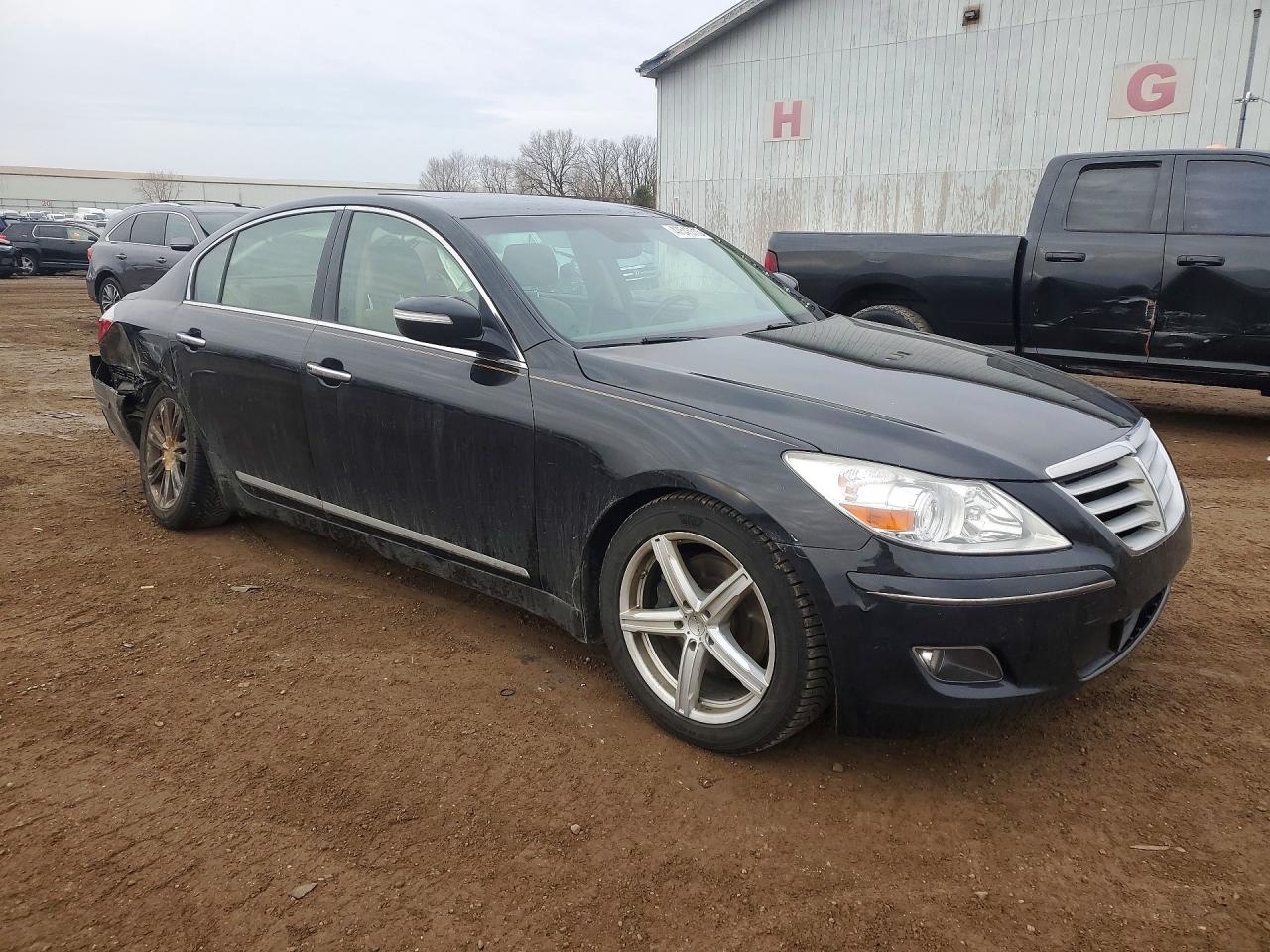 2011 Hyundai Genesis 4.6l V8 Black vin: KMHGC4DF5BU114515