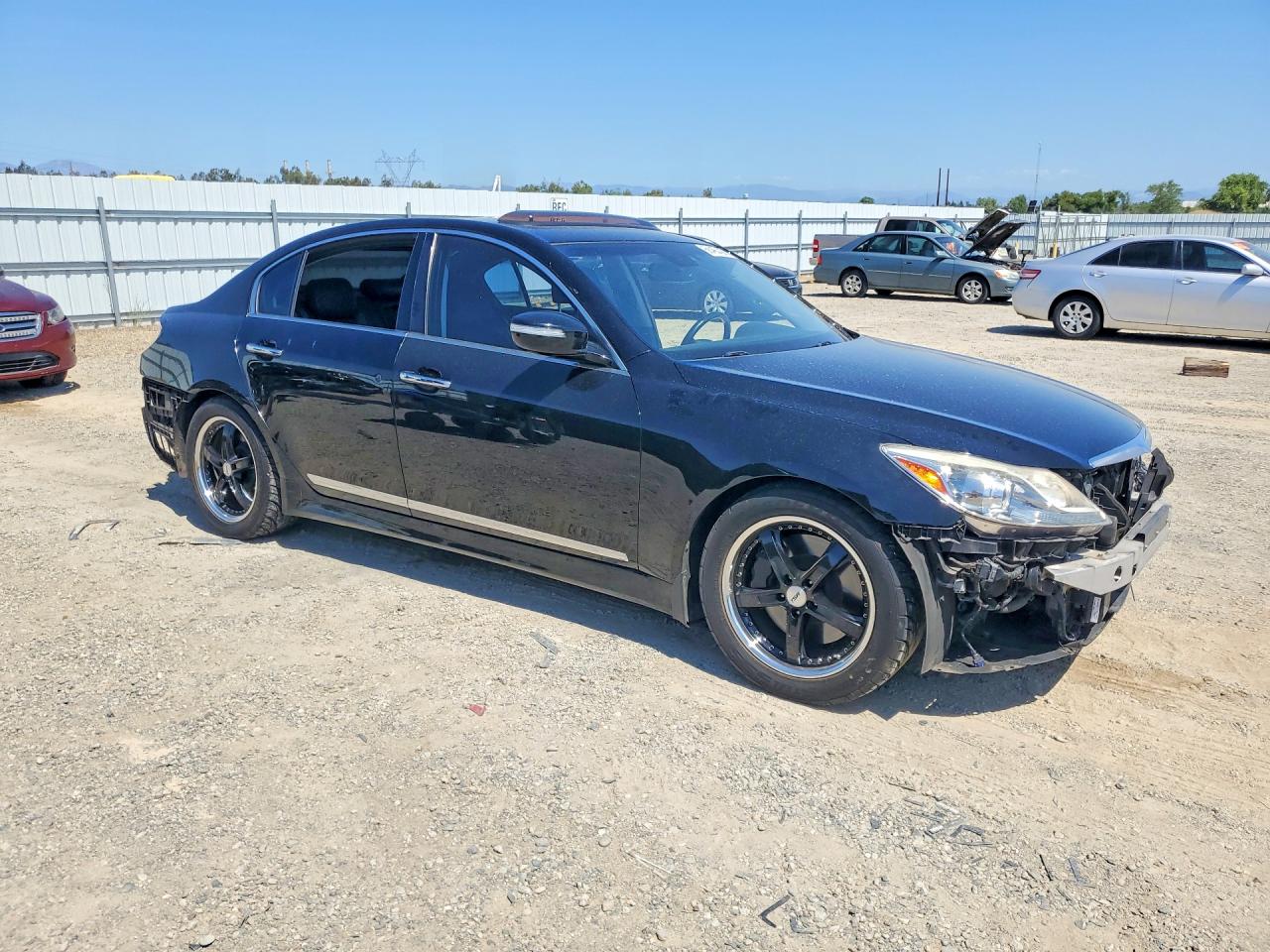 2012 Hyundai Genesis 4.6l Black vin: KMHGC4DF5CU202286