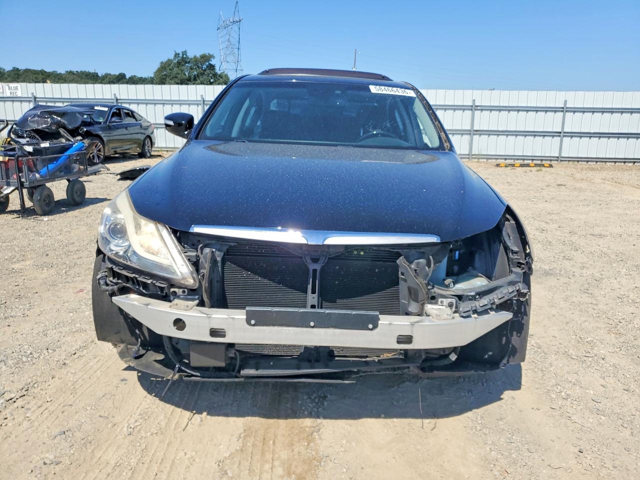 2012 Hyundai Genesis 4.6l Black vin: KMHGC4DF5CU202286