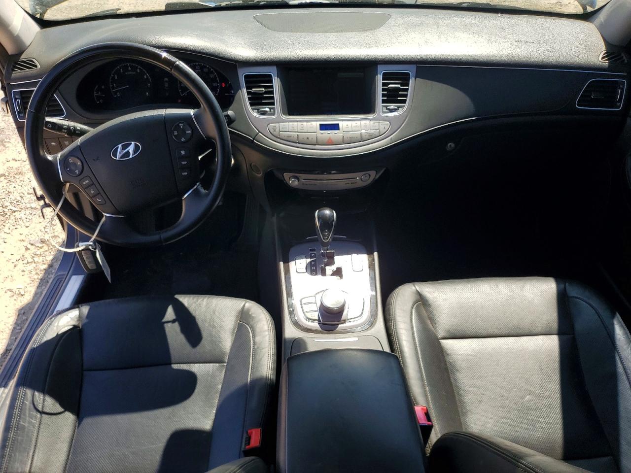 2012 Hyundai Genesis 4.6l Black vin: KMHGC4DF5CU202286