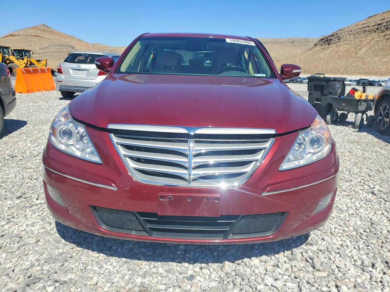 2011 Hyundai Genesis 4.6l Burgundy vin: KMHGC4DF7BU122096