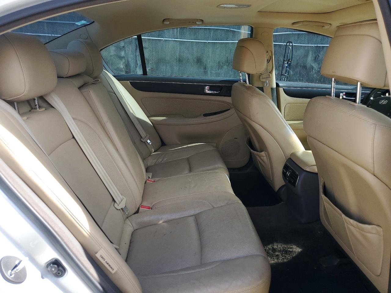2011 Hyundai Genesis 4.6l Silver vin: KMHGC4DF7BU128965
