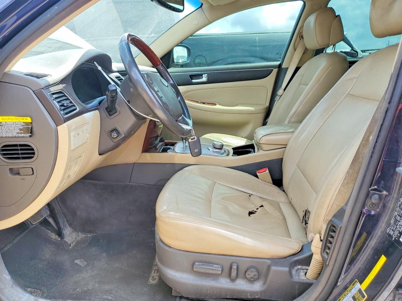 2012 Hyundai Genesis 4.6l Blue vin: KMHGC4DF8CU167744