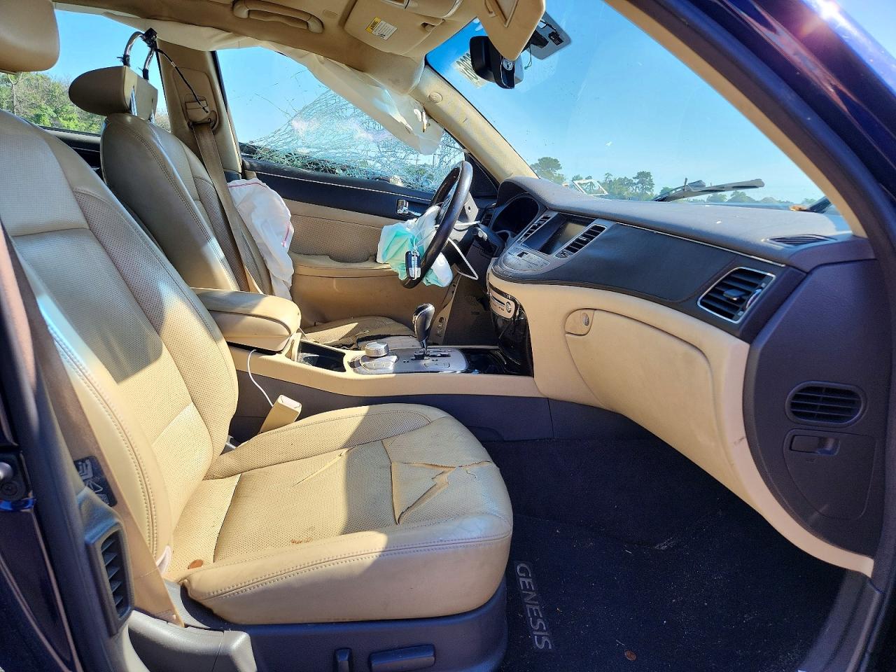 2010 Hyundai Genesis 4.6l Blue vin: KMHGC4DF9AU111048