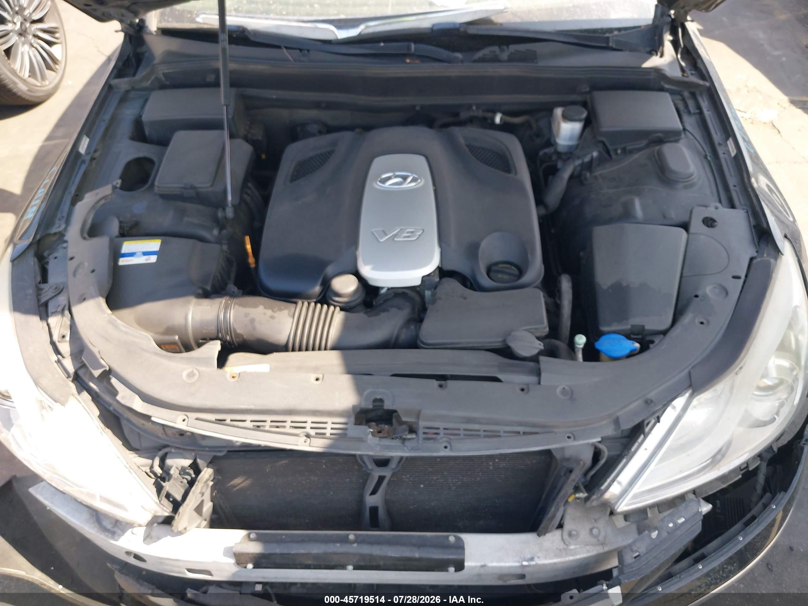 2012 Hyundai Genesis 4.6 Black vin: KMHGC4DF9CU167364