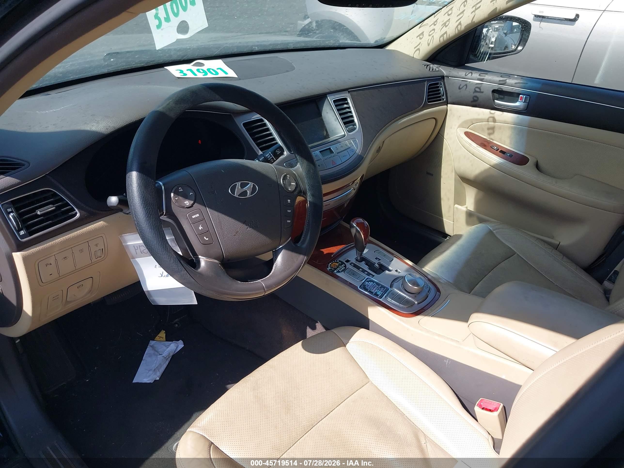 2012 Hyundai Genesis 4.6 Black vin: KMHGC4DF9CU167364