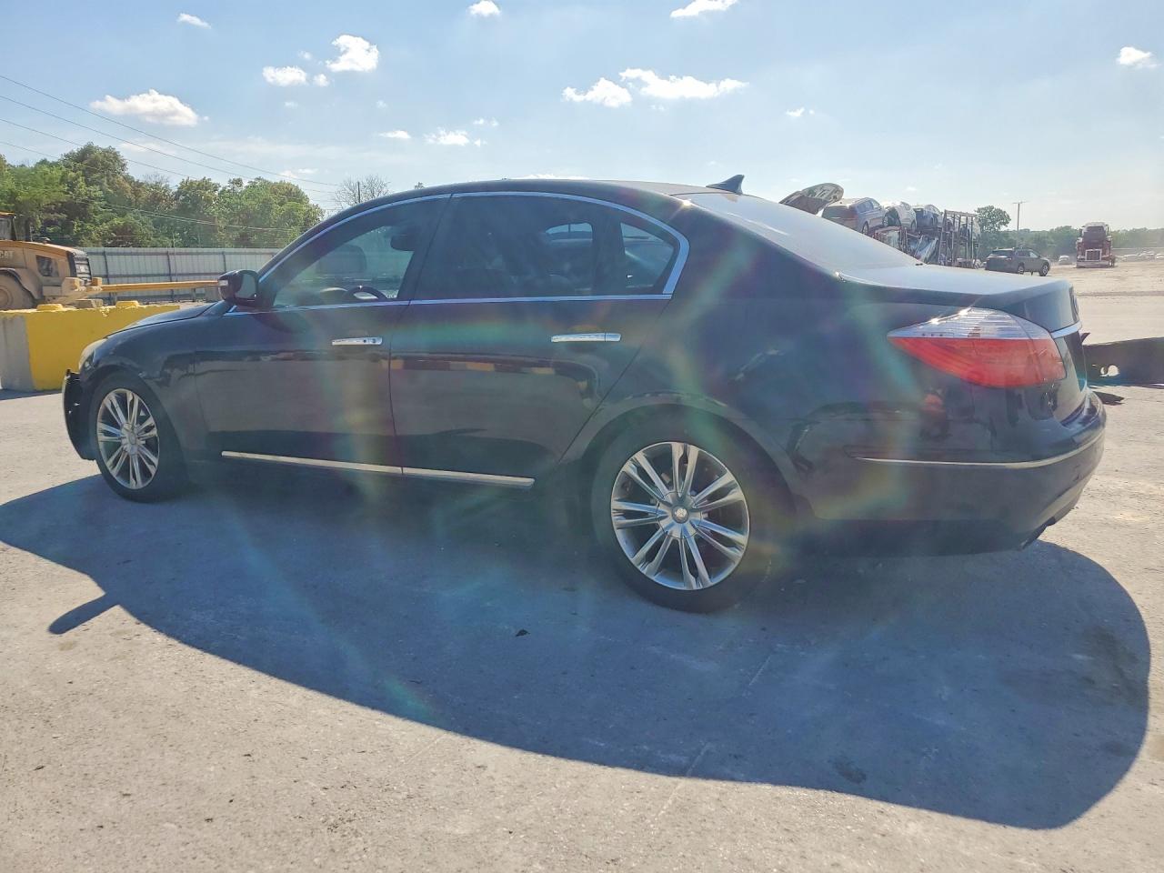 2011 Hyundai Genesis 4.6l Black vin: KMHGC4DFXBU129737