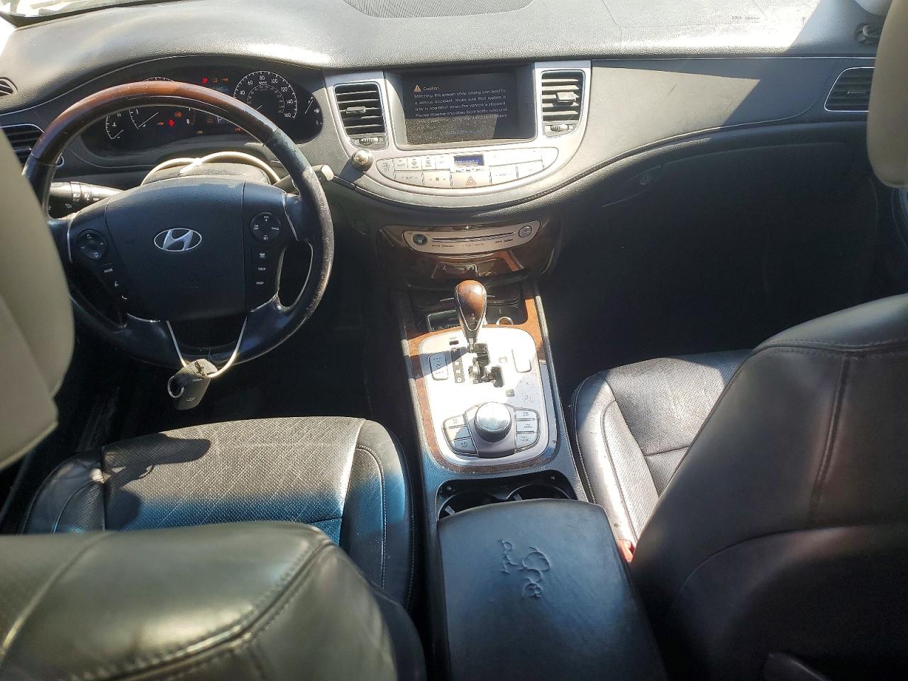 2011 Hyundai Genesis 4.6l Black vin: KMHGC4DFXBU129737
