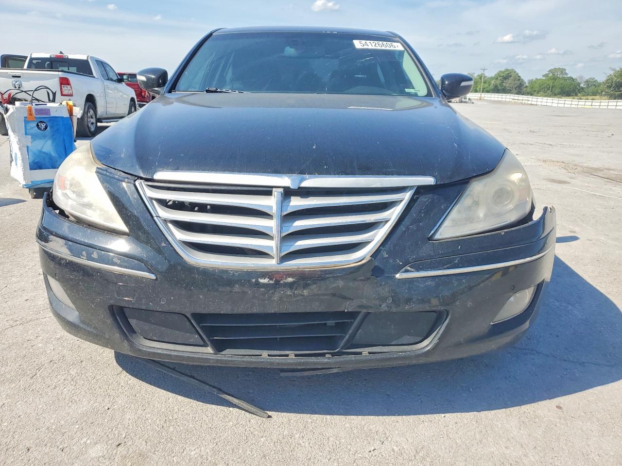 2011 Hyundai Genesis 4.6l Black vin: KMHGC4DFXBU129737