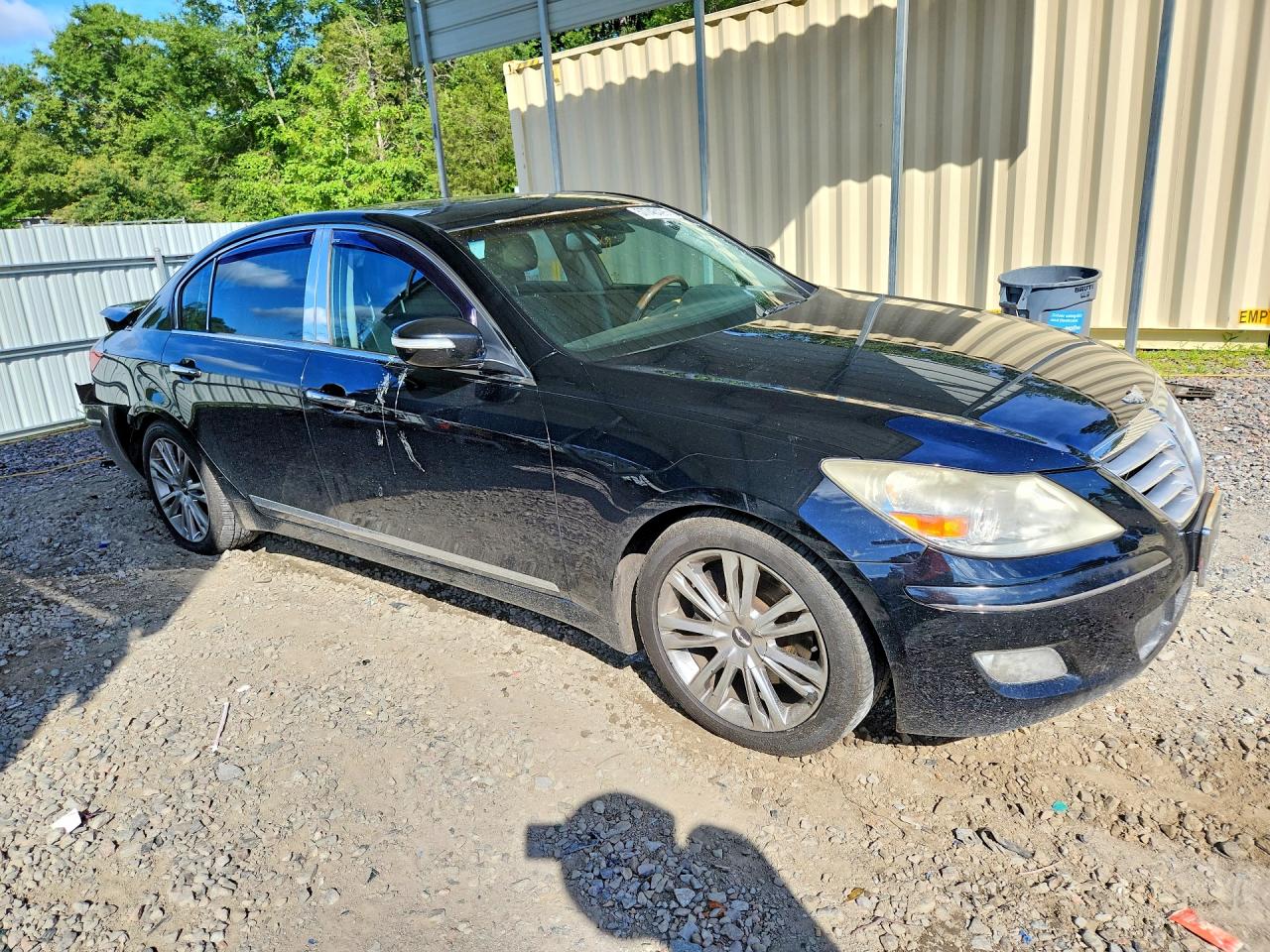 2011 Hyundai Genesis 4.6l Black vin: KMHGC4DFXBU136882