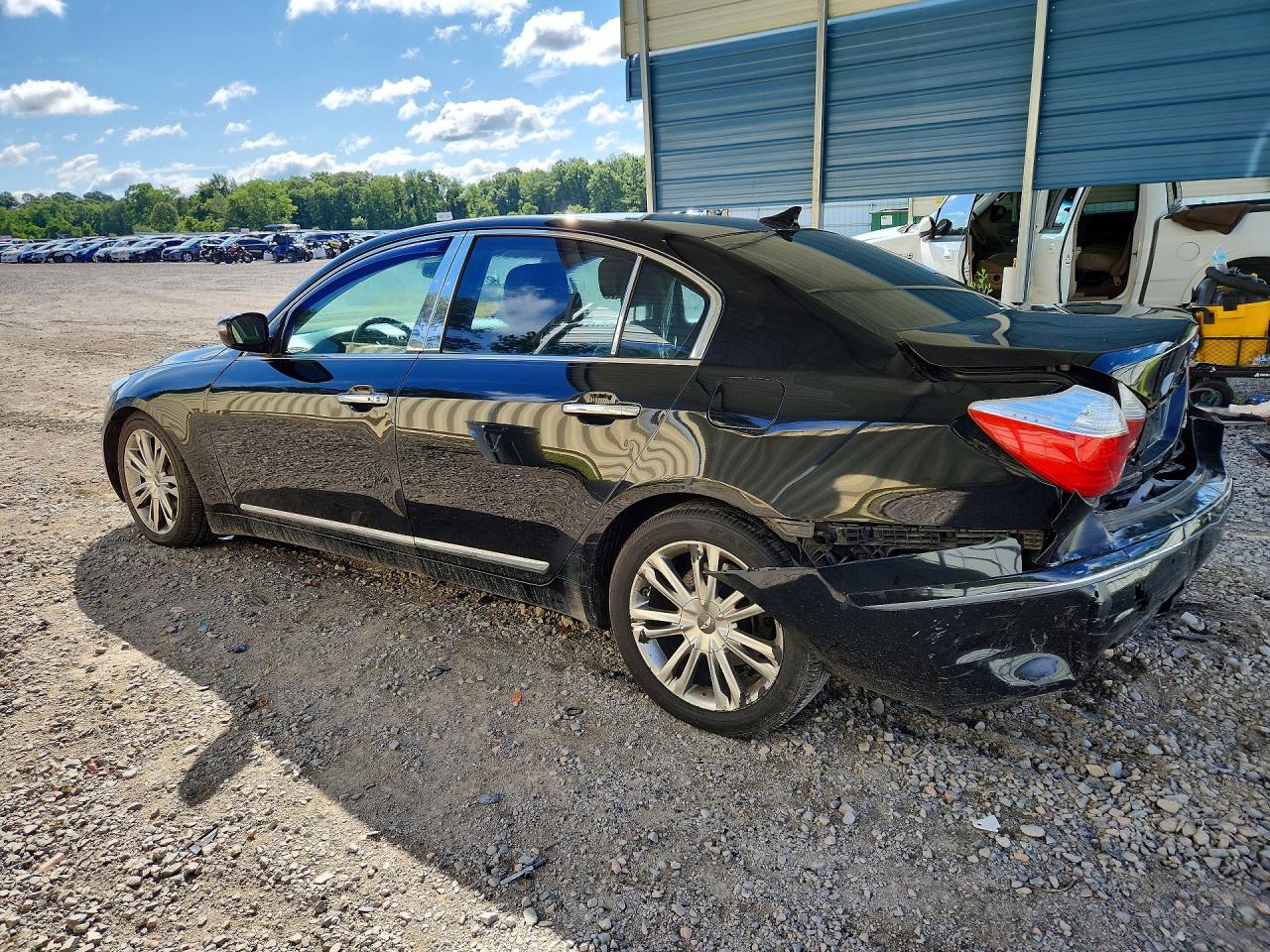 2011 Hyundai Genesis 4.6l Black vin: KMHGC4DFXBU136882