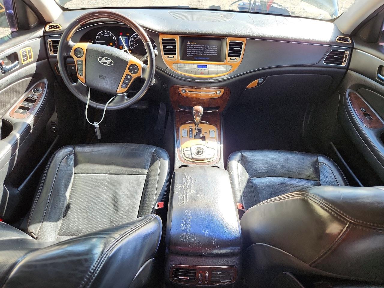 2011 Hyundai Genesis 4.6l Black vin: KMHGC4DFXBU136882