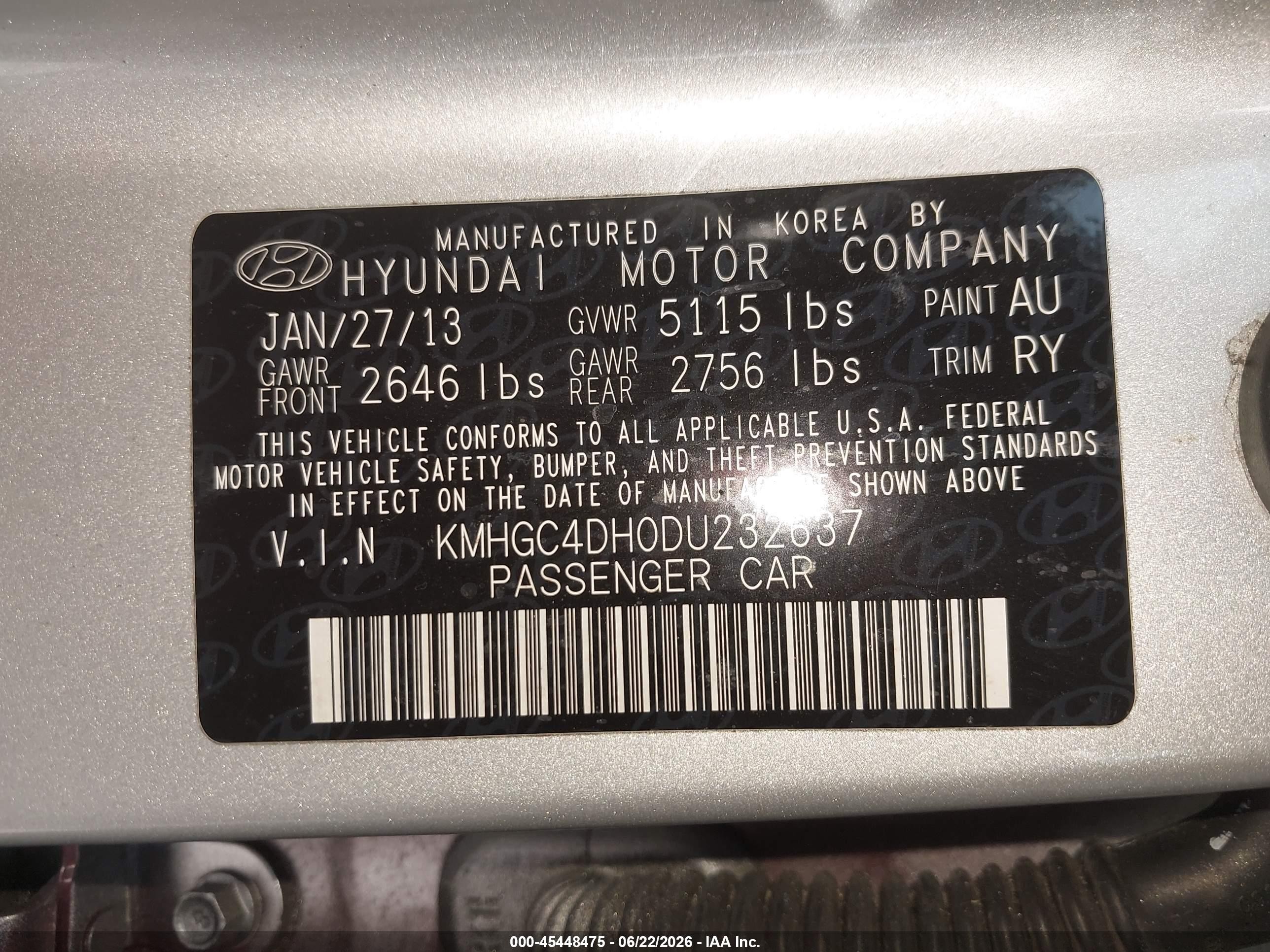 2013 Hyundai Genesis 5.0 R-spec Silver vin: KMHGC4DH0DU232637