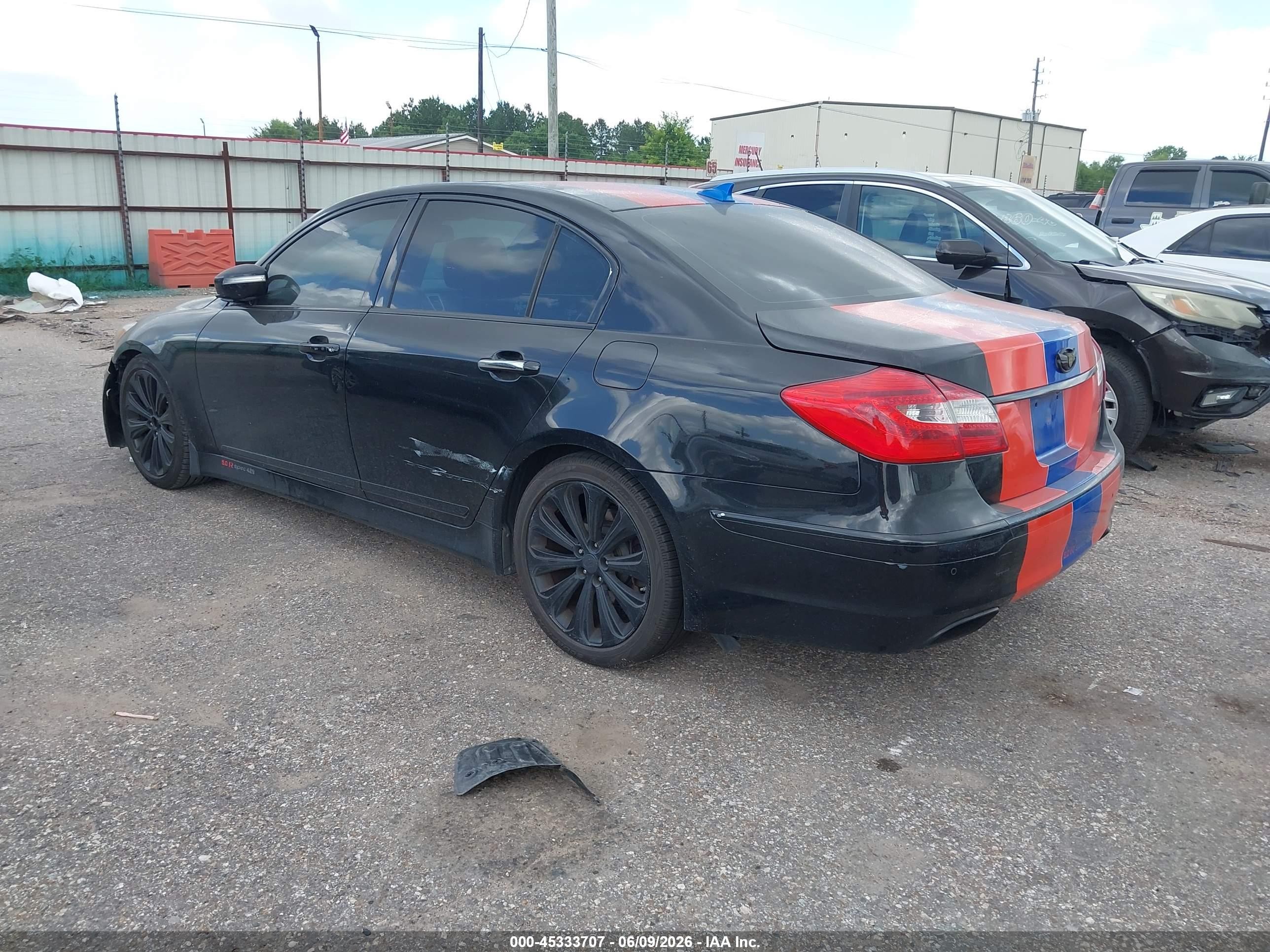 2013 Hyundai Genesis 5.0 R-spec Black vin: KMHGC4DH0DU257151