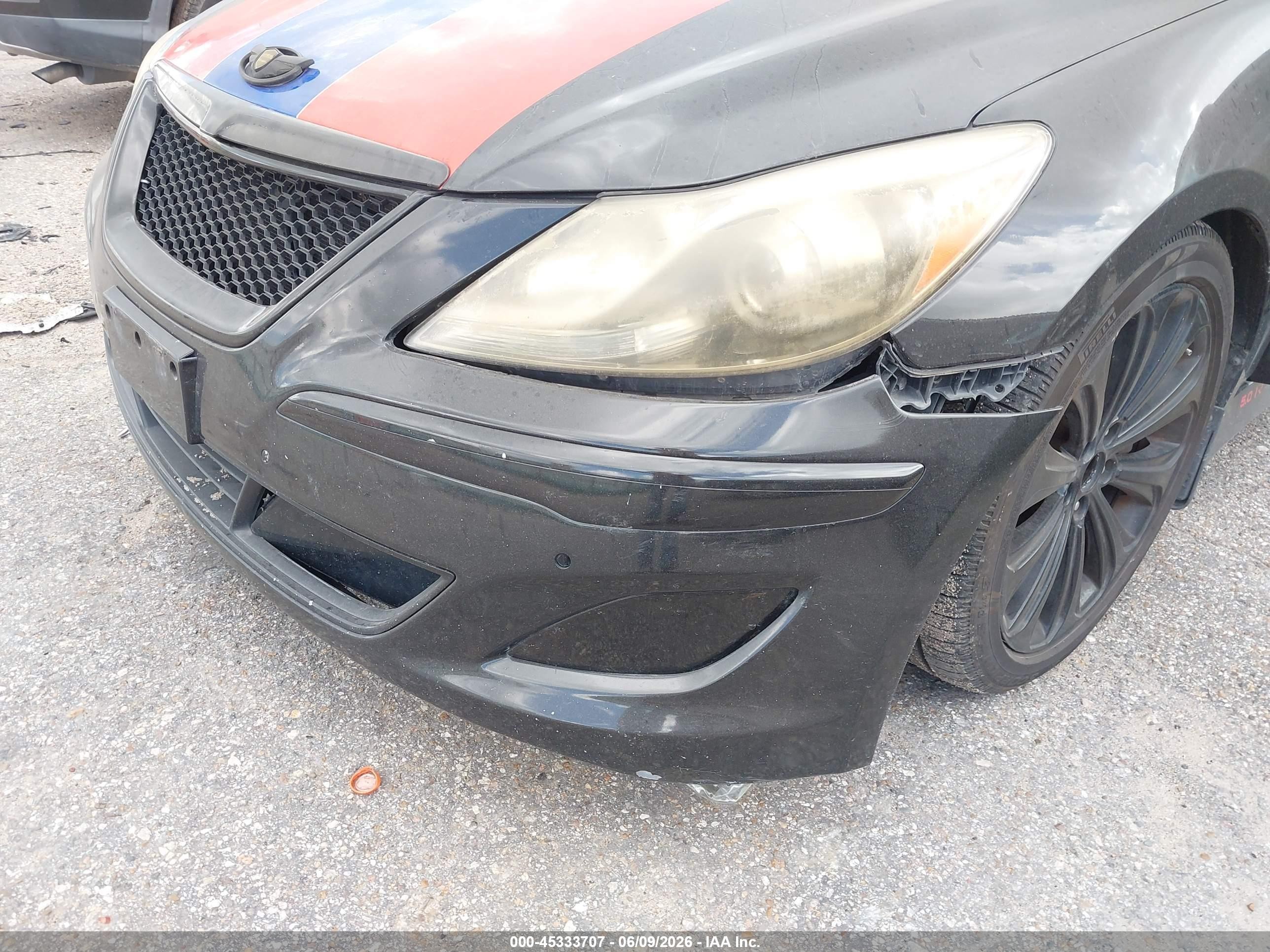 2013 Hyundai Genesis 5.0 R-spec Black vin: KMHGC4DH0DU257151