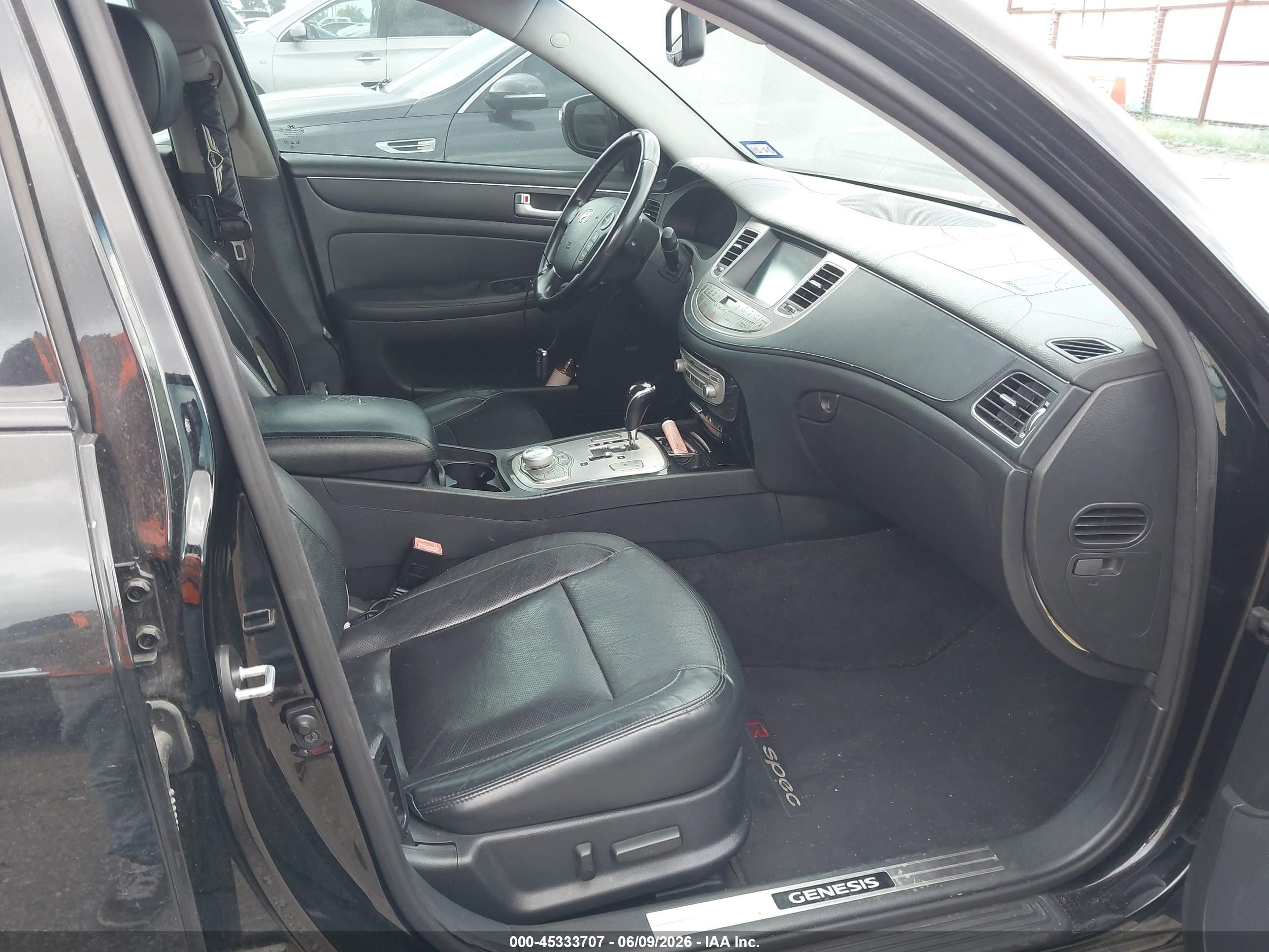 2013 Hyundai Genesis 5.0 R-spec Black vin: KMHGC4DH0DU257151