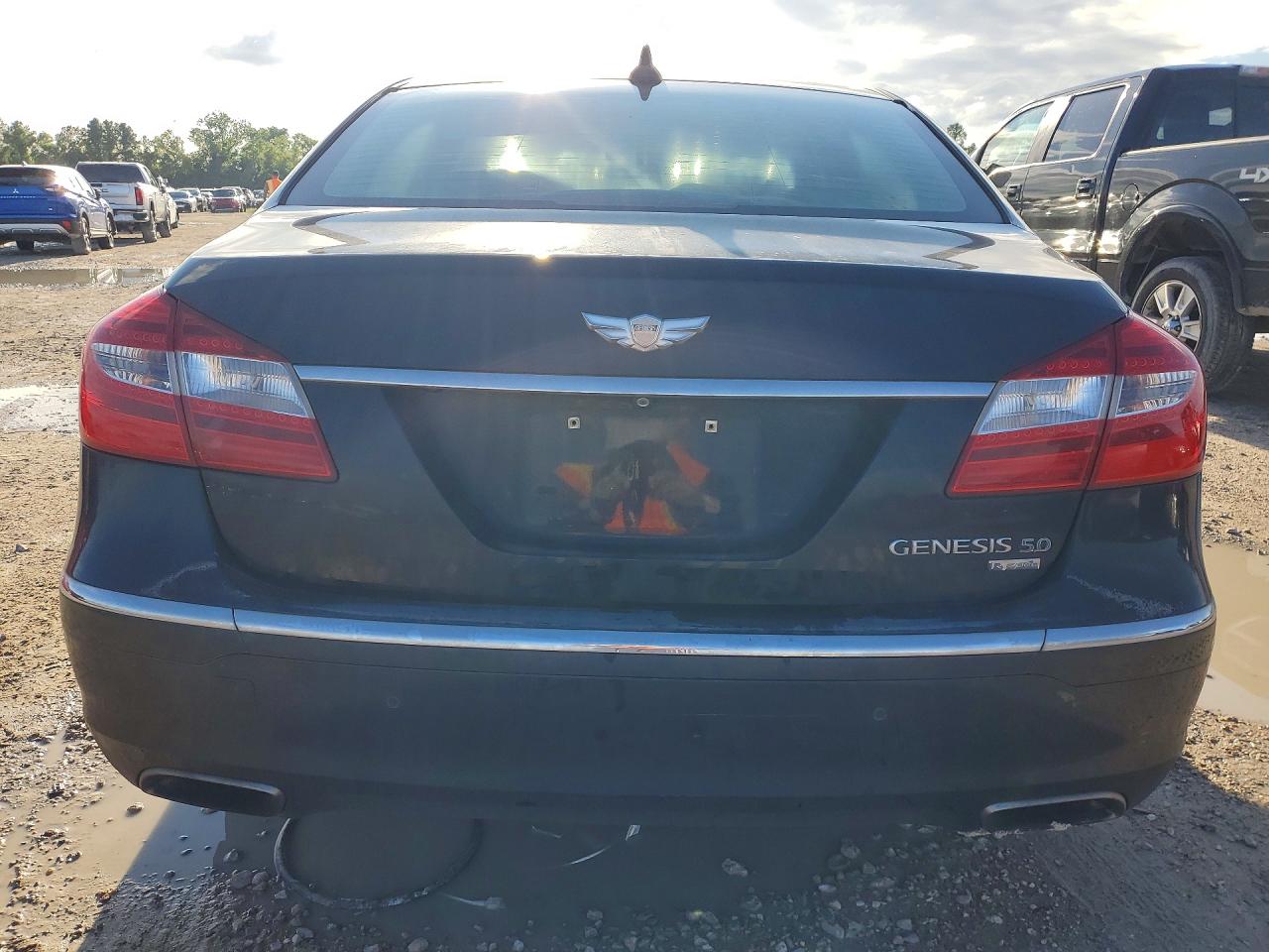 2012 Hyundai Genesis 5.0l Black vin: KMHGC4DH1CU155517