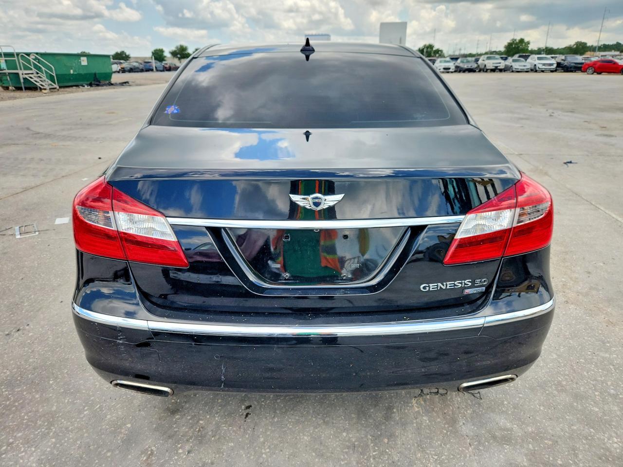 2014 Hyundai Genesis 5.0l Black vin: KMHGC4DH1EU265275