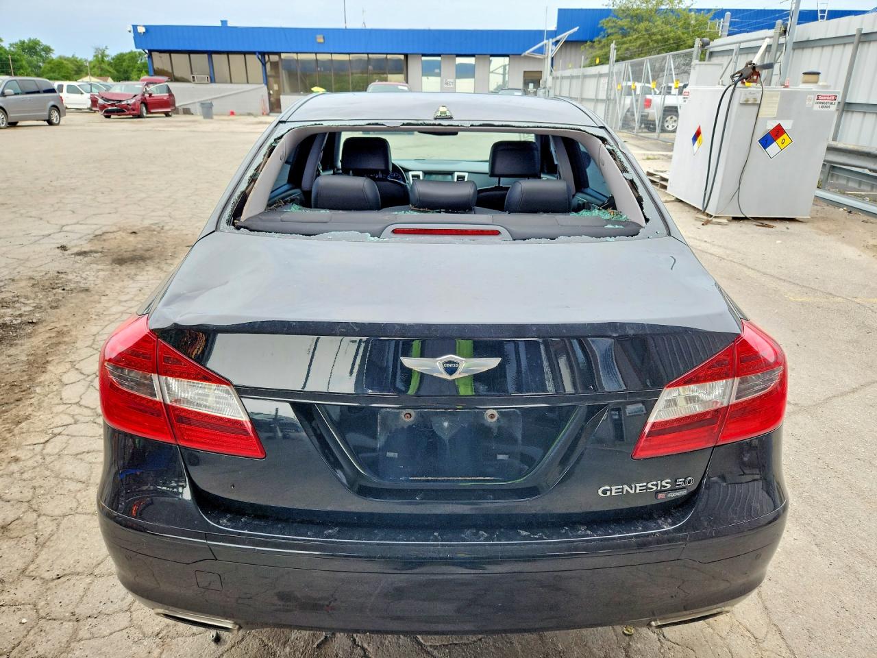 2013 Hyundai Genesis 5.0l Black vin: KMHGC4DH2DU246801
