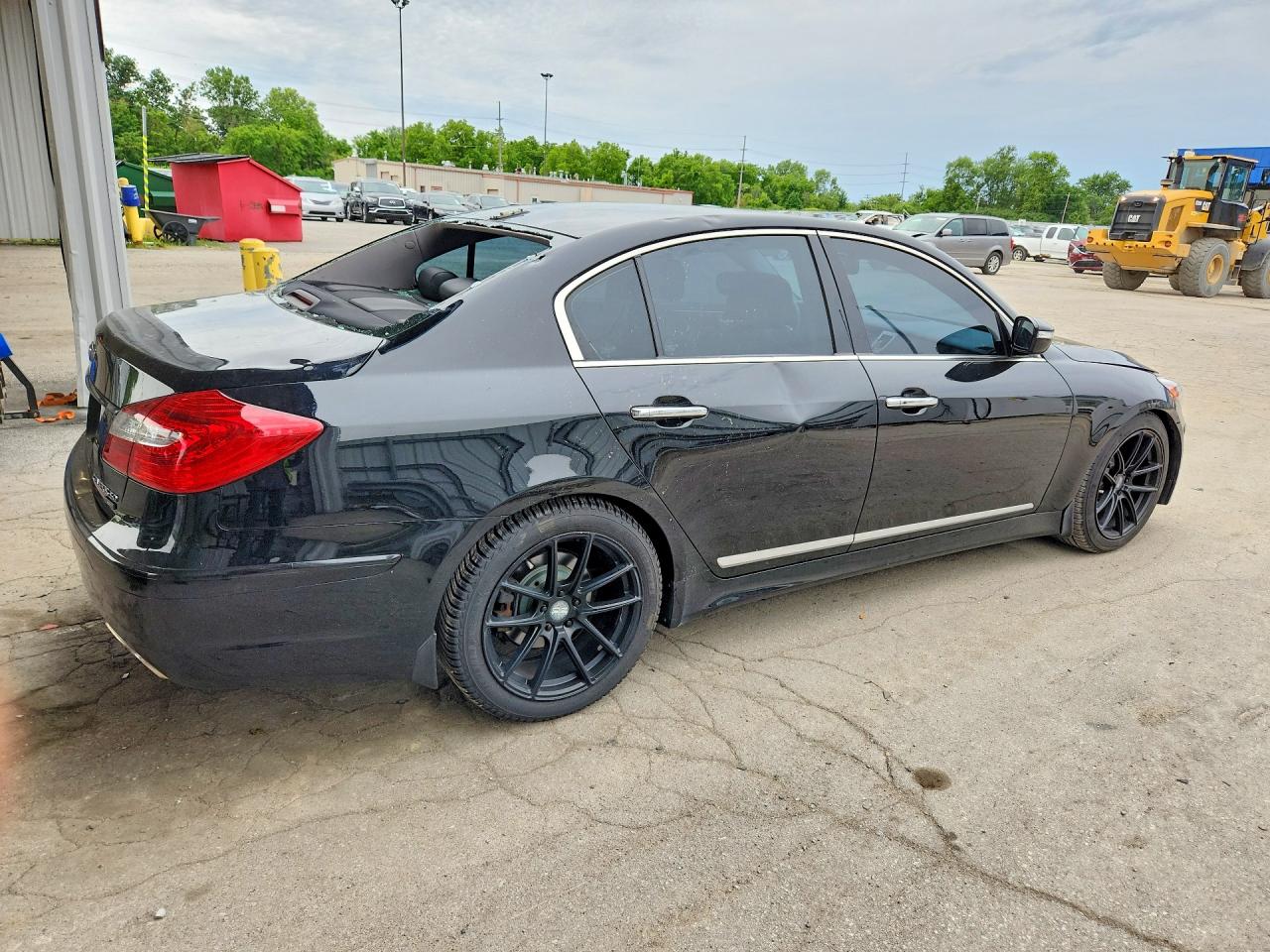2013 Hyundai Genesis 5.0l Black vin: KMHGC4DH2DU246801