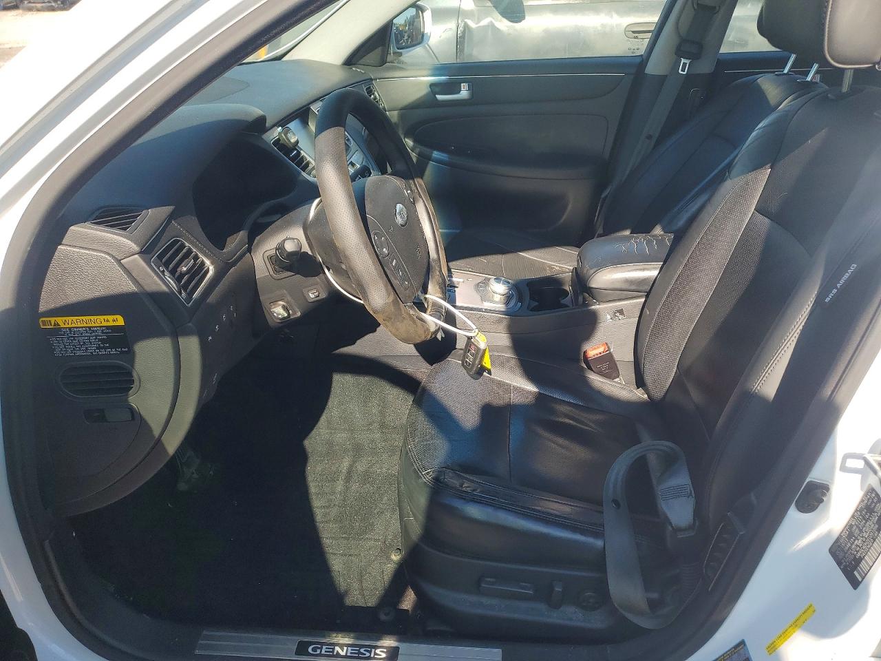 2014 Hyundai Genesis 5.0l Белый vin: KMHGC4DH2EU261056