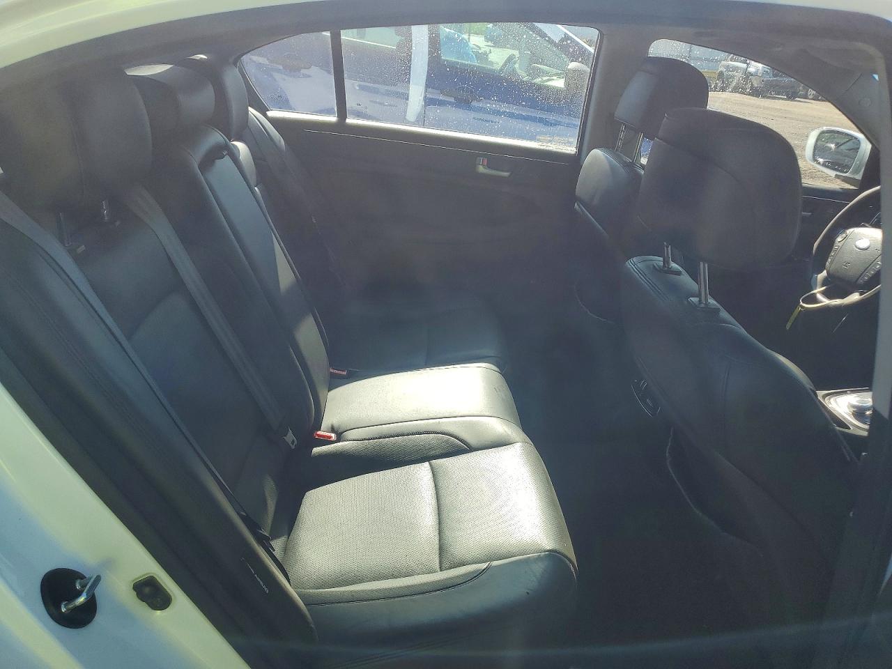 2014 Hyundai Genesis 5.0l Белый vin: KMHGC4DH2EU261056