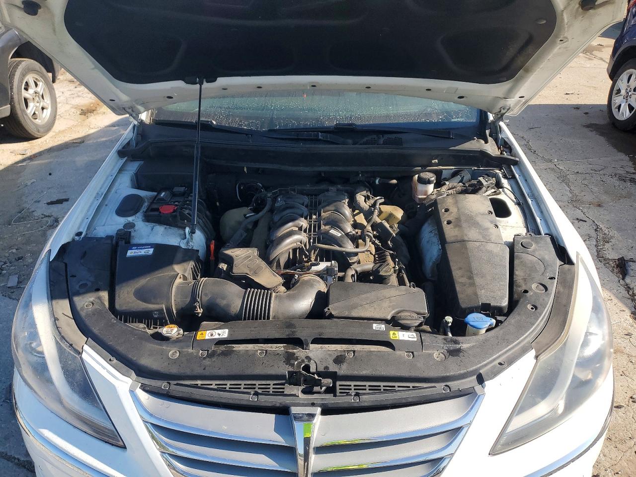 2014 Hyundai Genesis 5.0l Белый vin: KMHGC4DH2EU261056