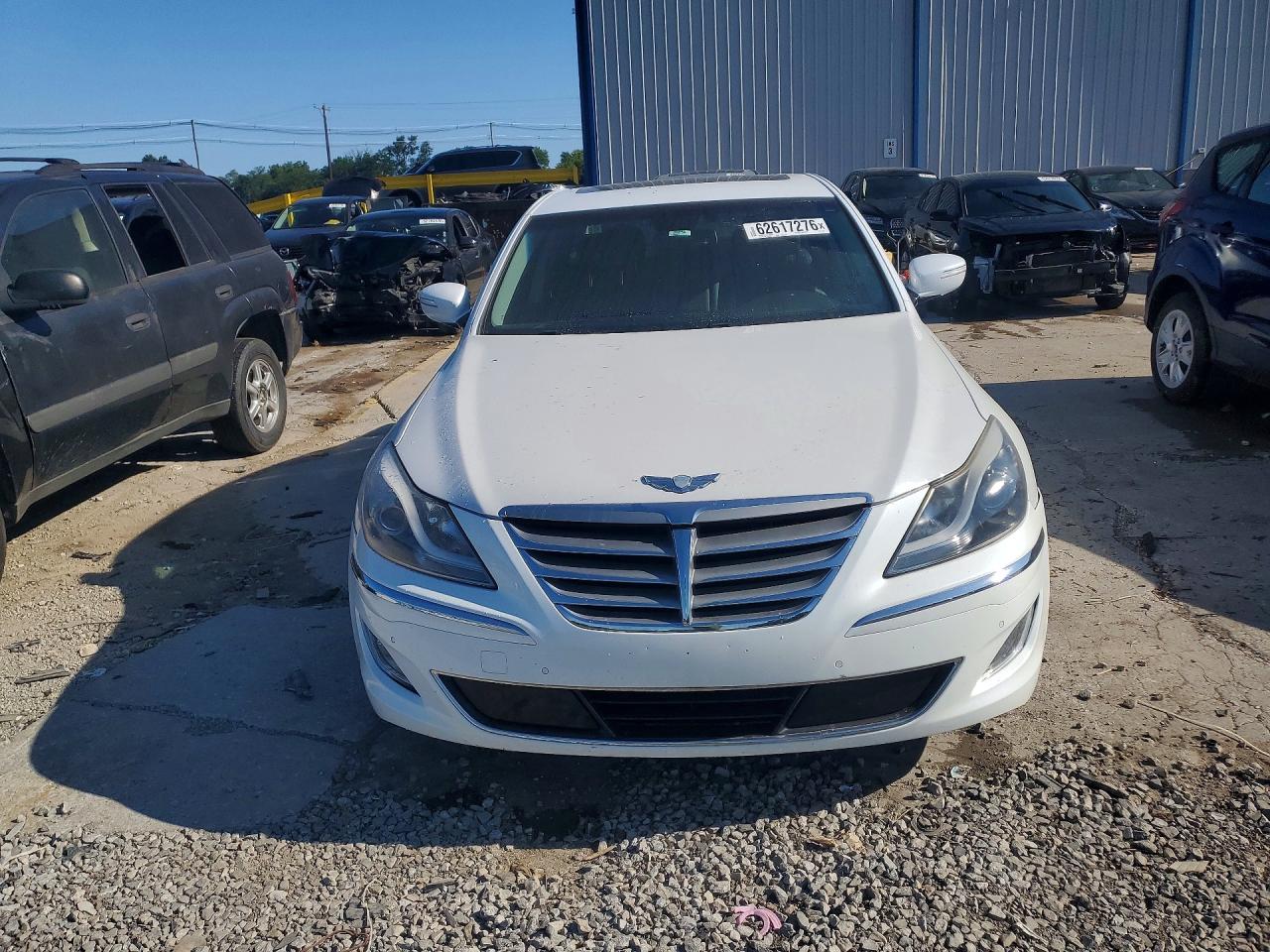 2014 Hyundai Genesis 5.0l Белый vin: KMHGC4DH2EU261056