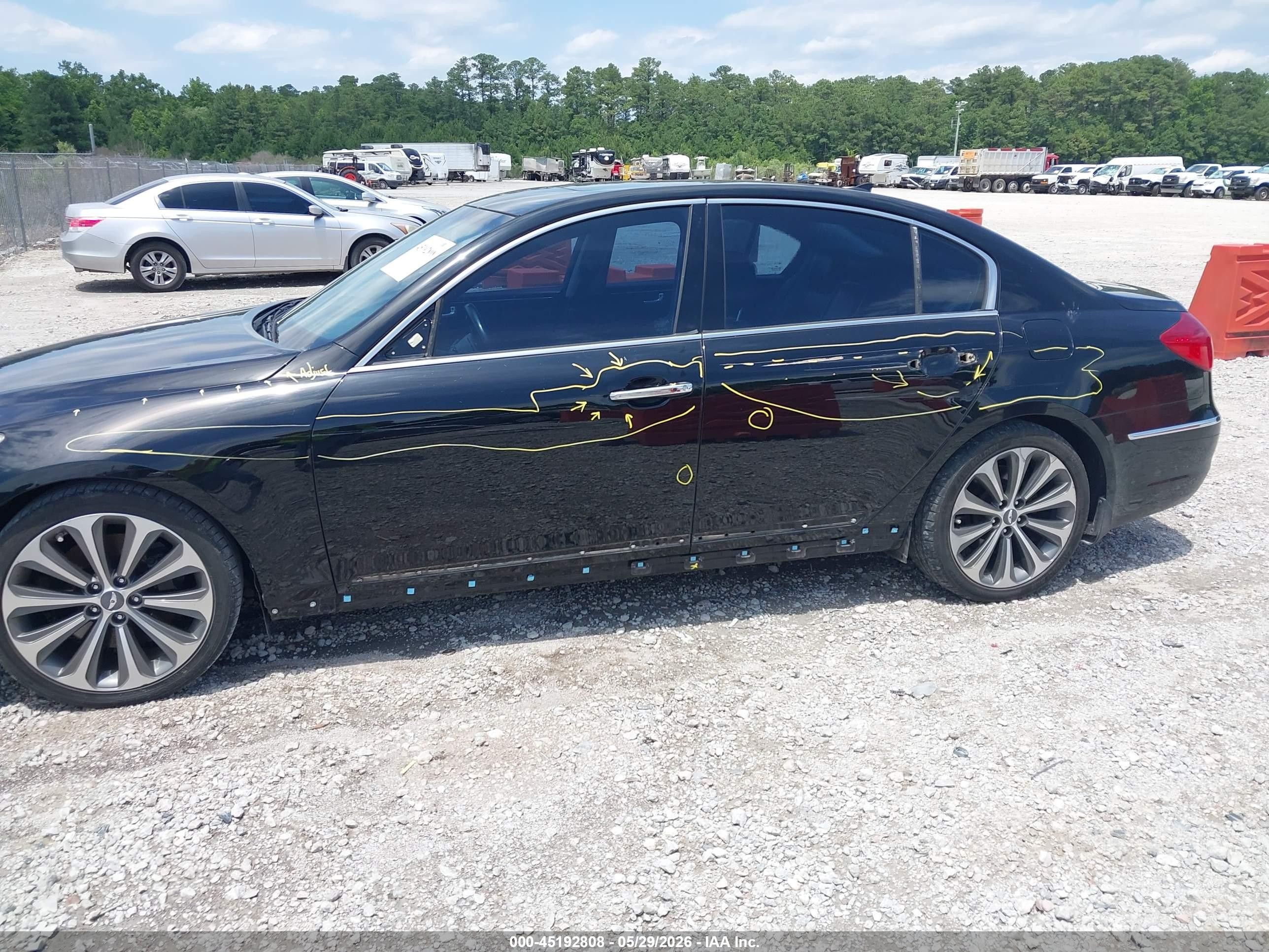 2013 Hyundai Genesis 5.0 R-spec Black vin: KMHGC4DH3DU243079