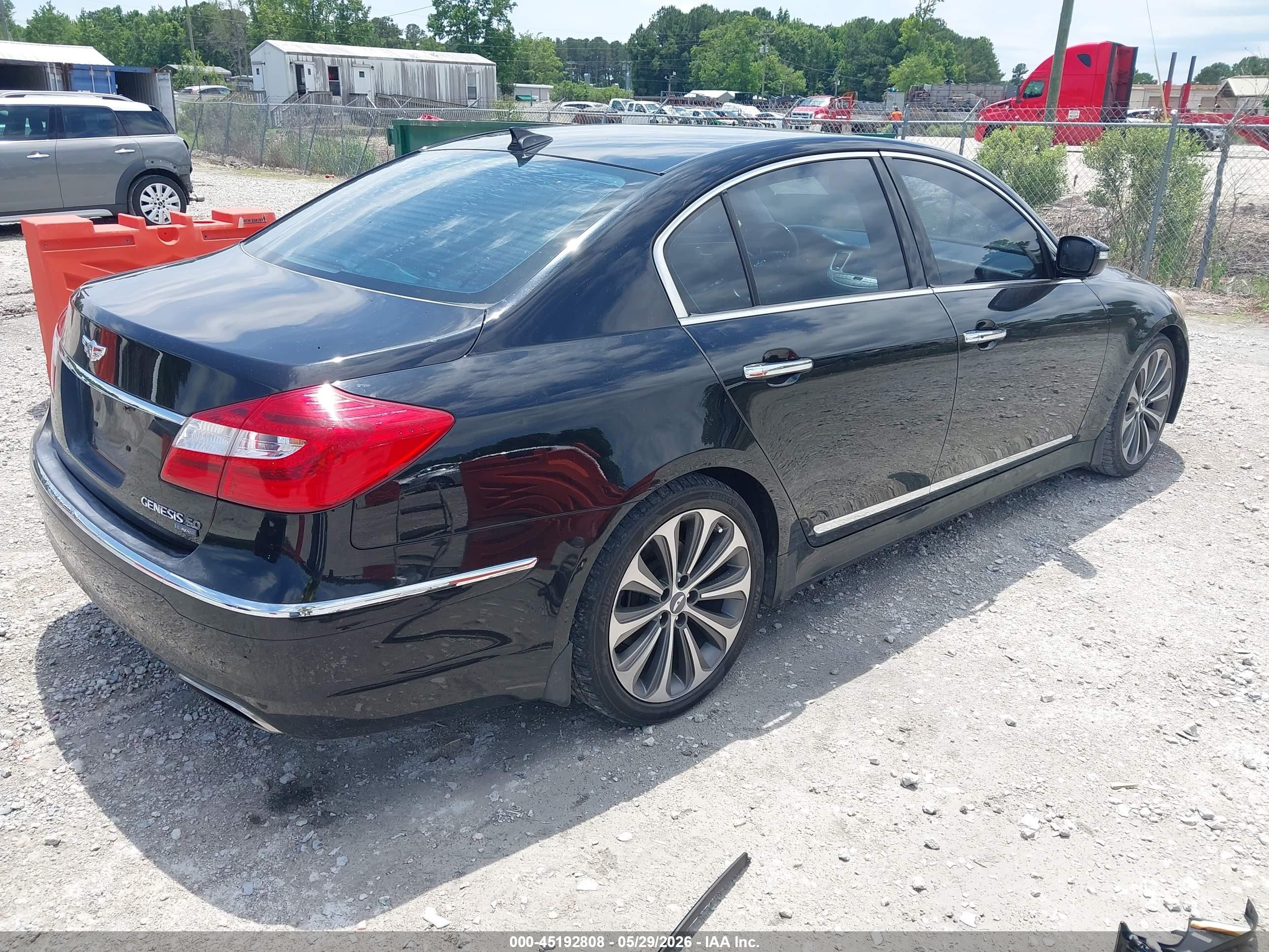 2013 Hyundai Genesis 5.0 R-spec Black vin: KMHGC4DH3DU243079